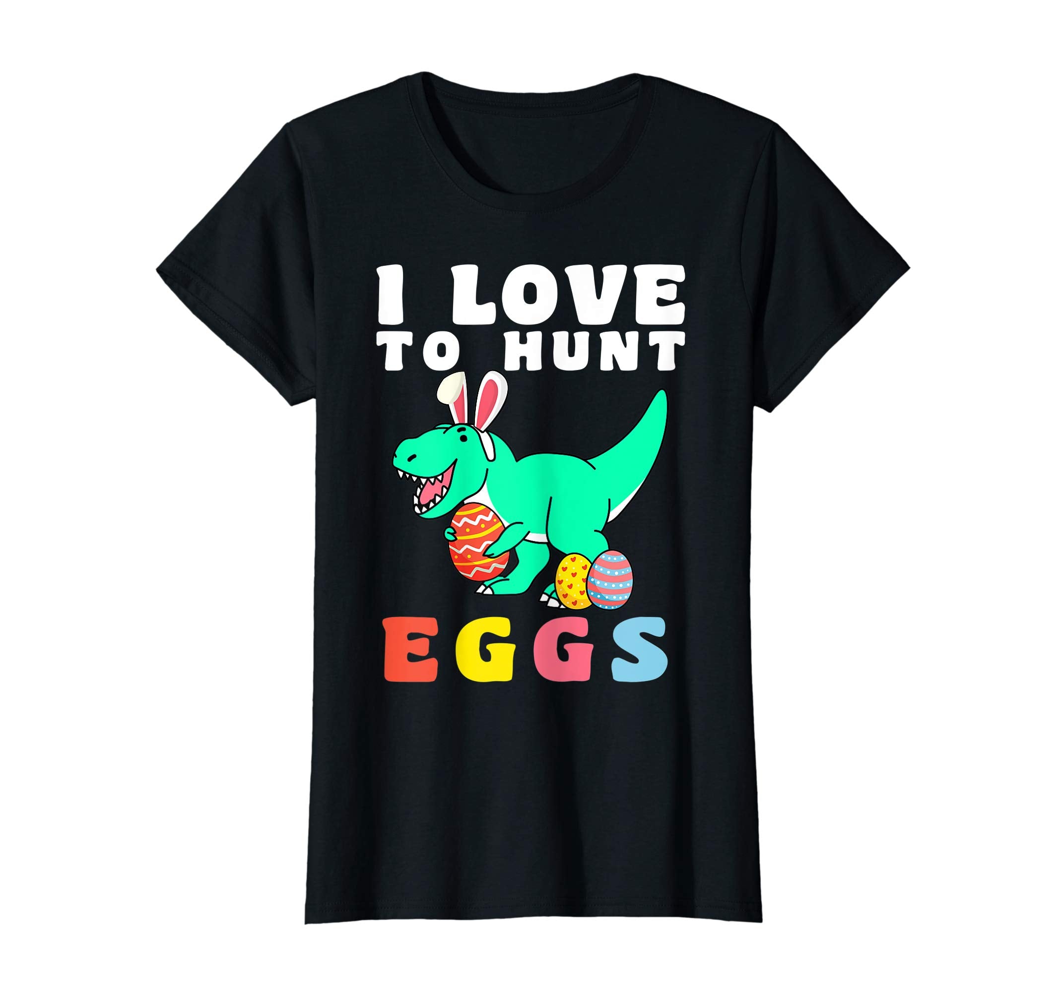 Easter Egg Hunt Shirt T Rex Dinosaur Bunny Easter Shirt Kids