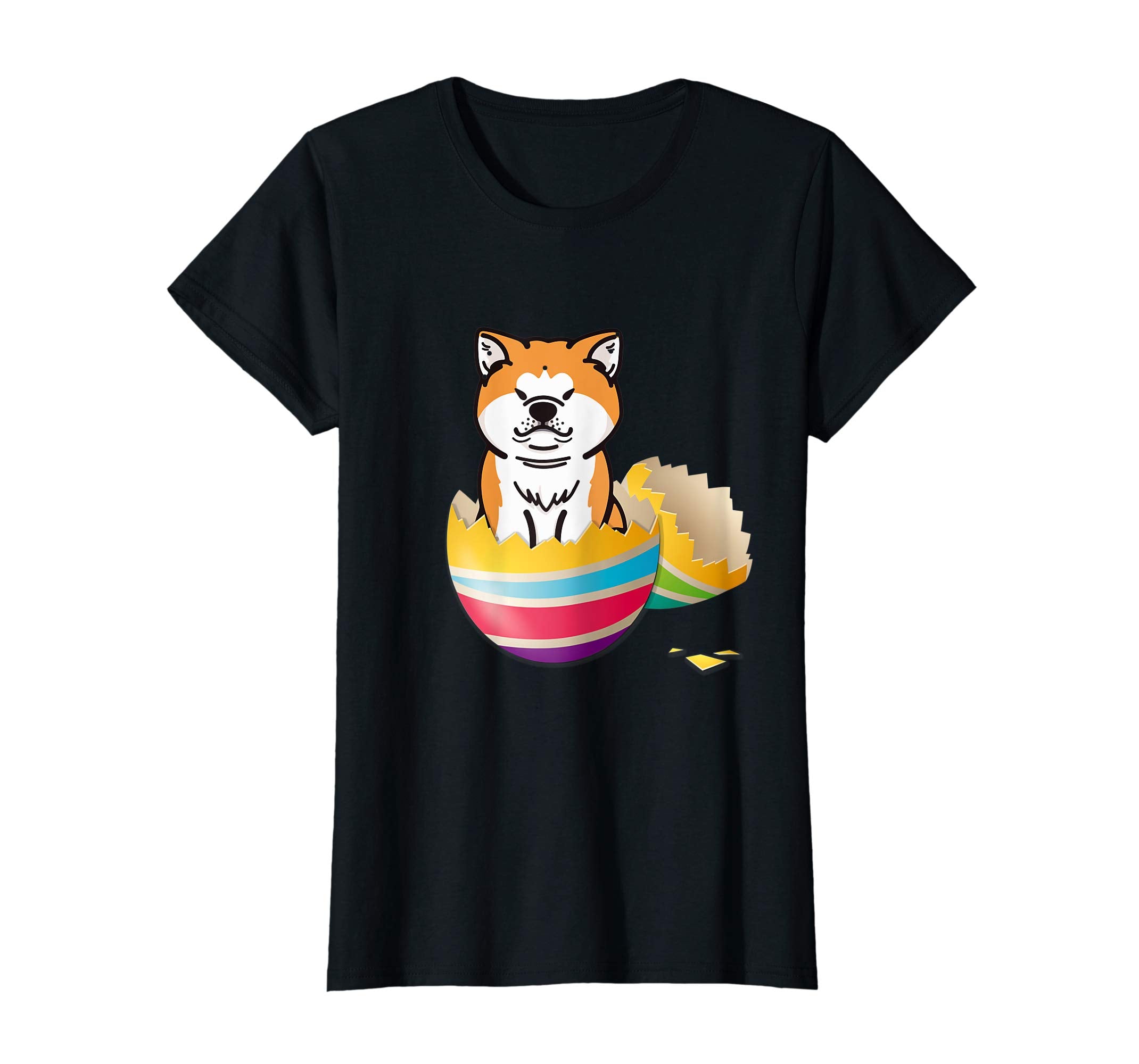 Akita Hatching From Easter Egg Easter Day Shirt