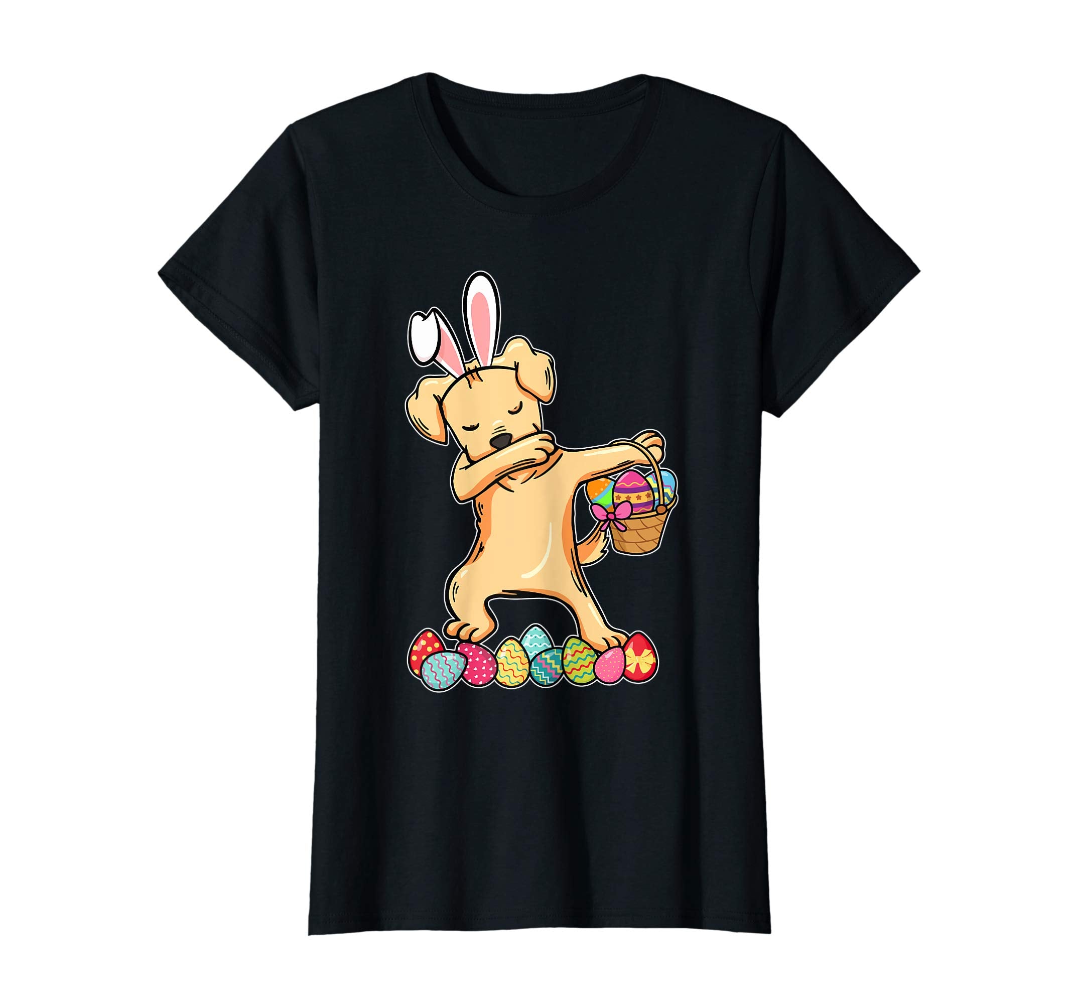 Labrador Retriever Dab Dabbing Easter Bunny Egg Basket Shirt