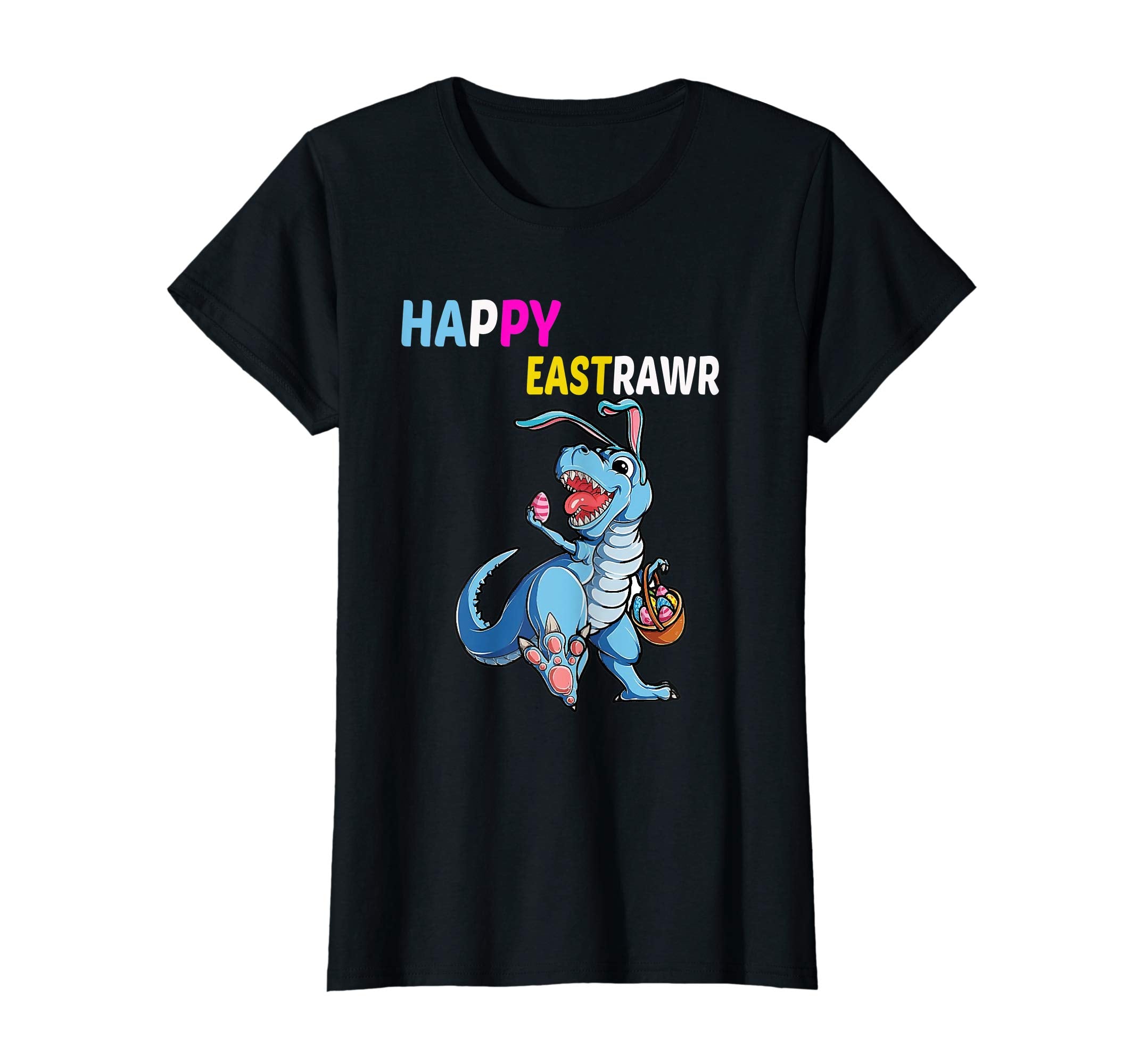 Happy Eastrawr T Rex Dinosaur Easter Bunny Egg Shirt