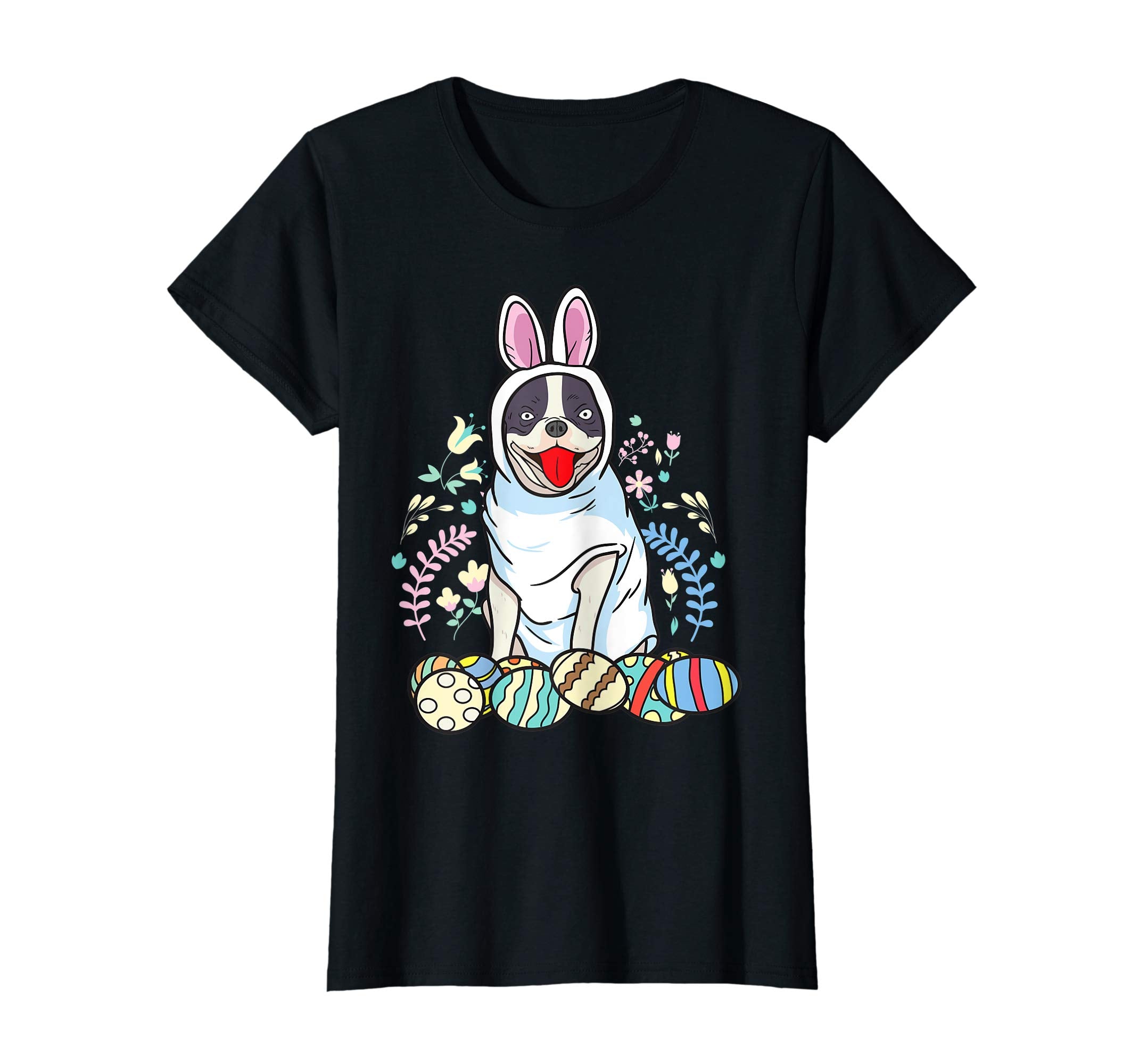 Bunny Easter Shirt French Bulldog Shirt Cool Dog T-Shirt