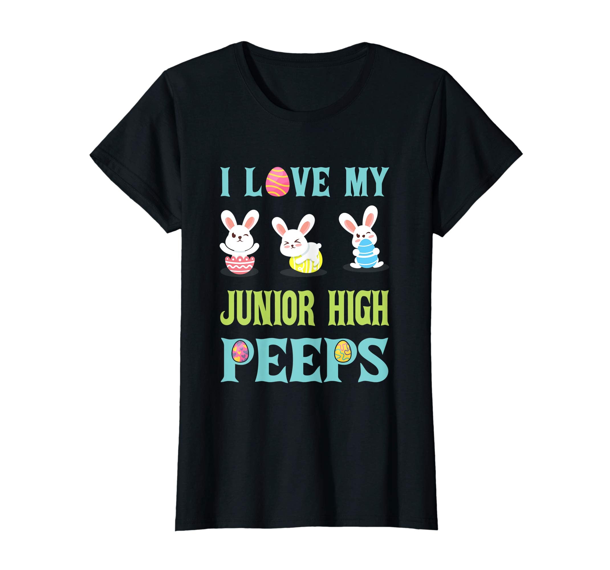 I Love My Junior High Peeps Happy Easter Teacher Shirt