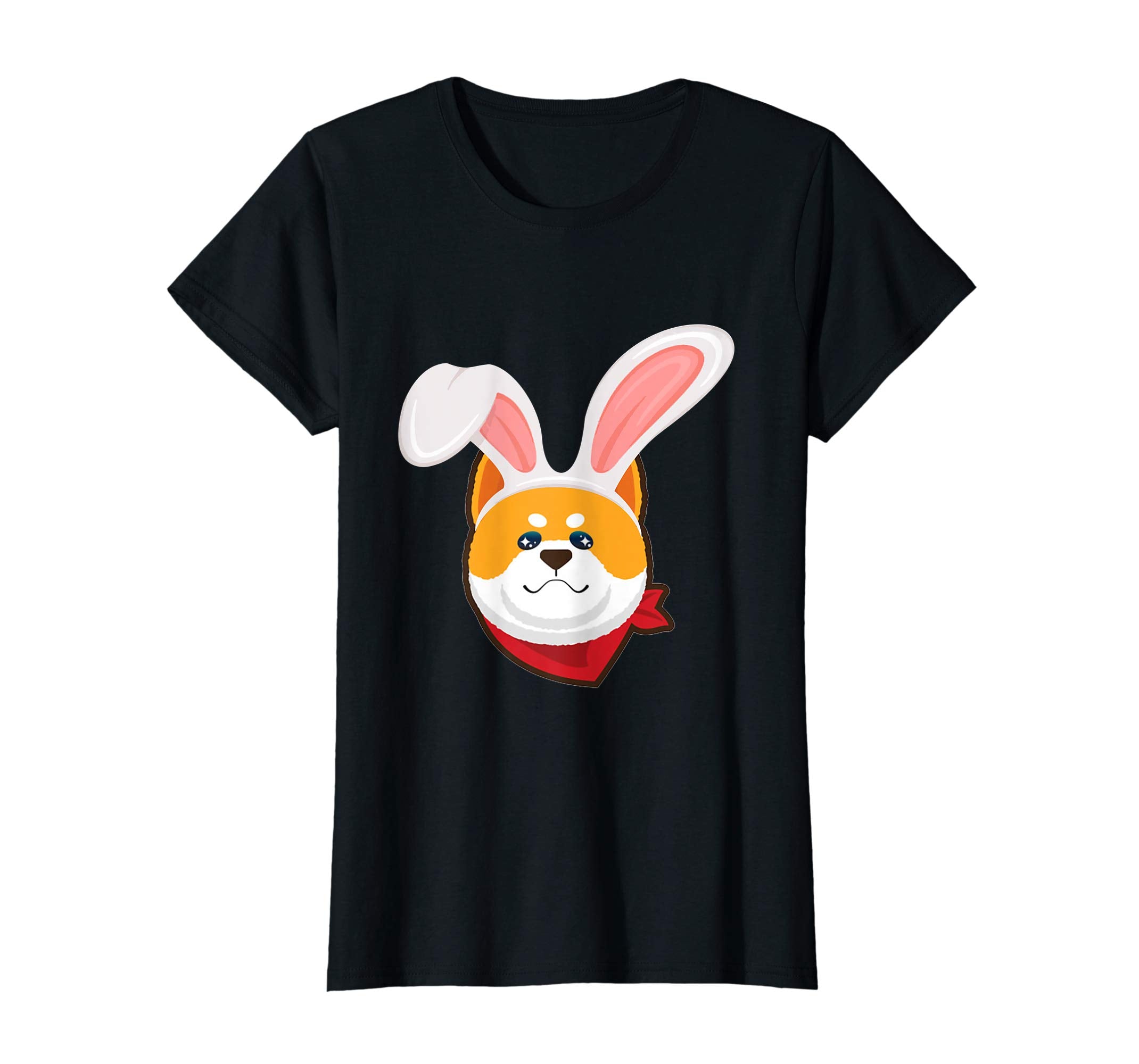 Shiba Inu Dressed As Easter Bunny With Rabbit Ears T-Shirt