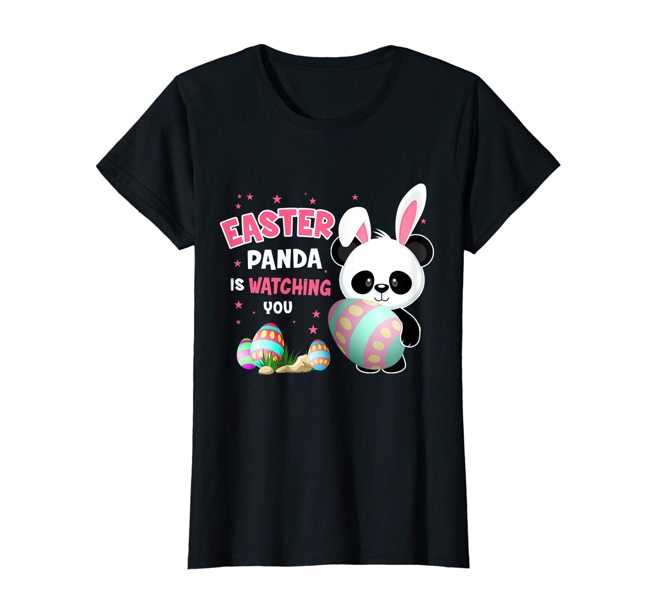 Easter Panda Is Watching You T Shirt For Kids Women Men