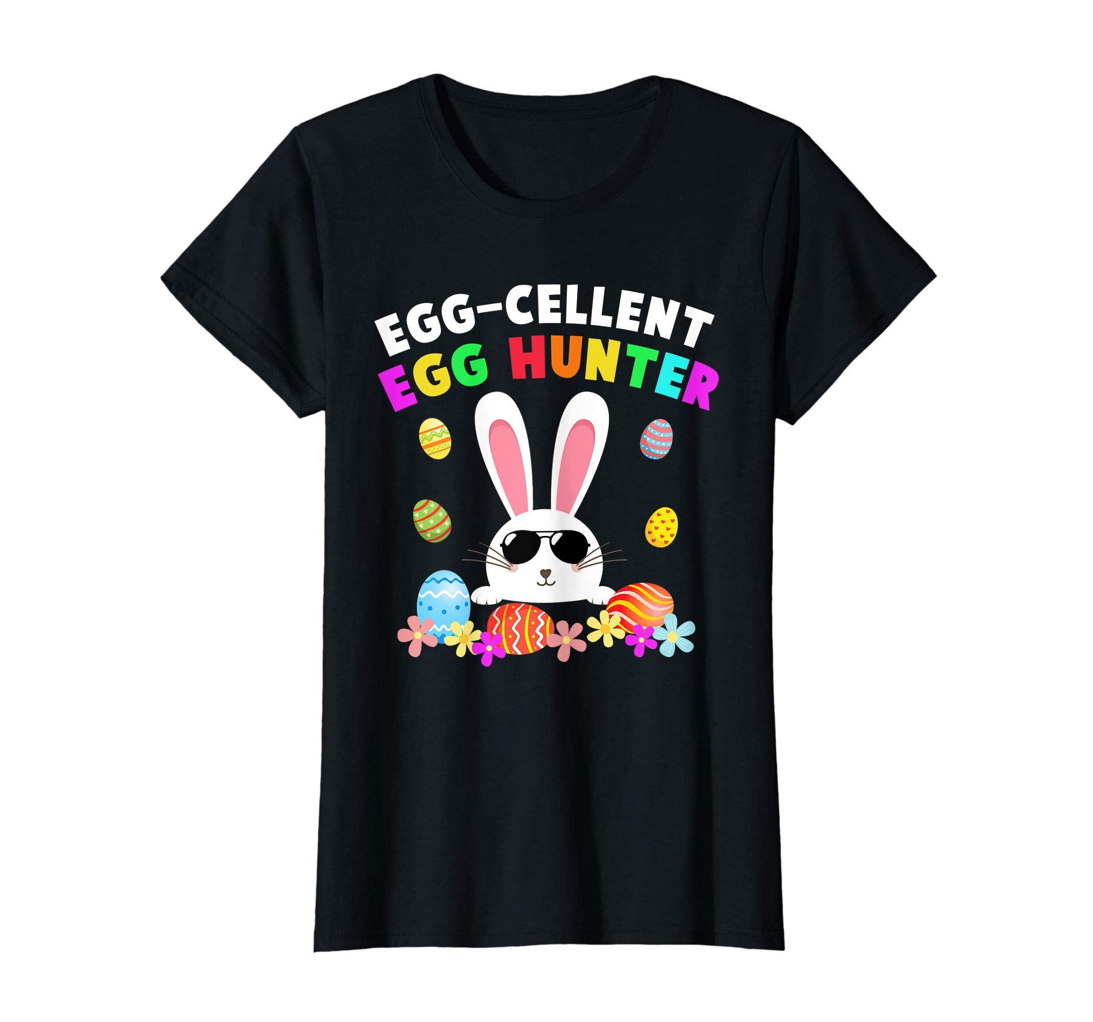 Egg-cellent Egg Hunter Easter T-Shirt Boys Girls Bunny Gift