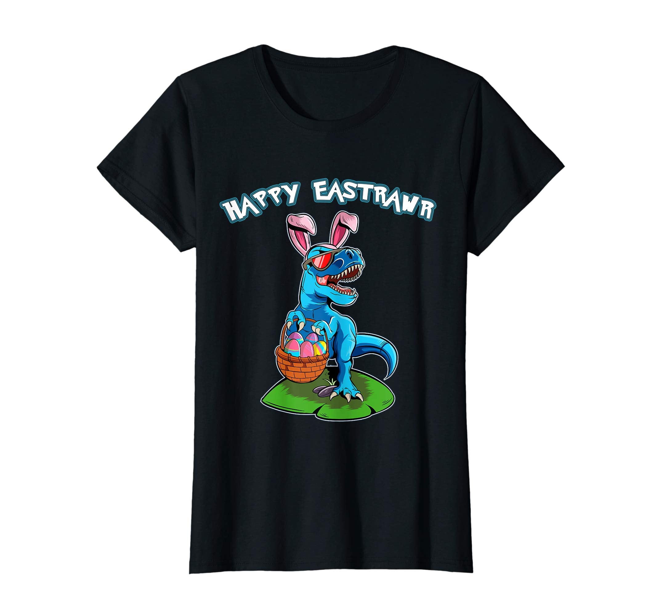 Happy Eastrarw Funny T-Rex Easter Egg Hunt T Shirt