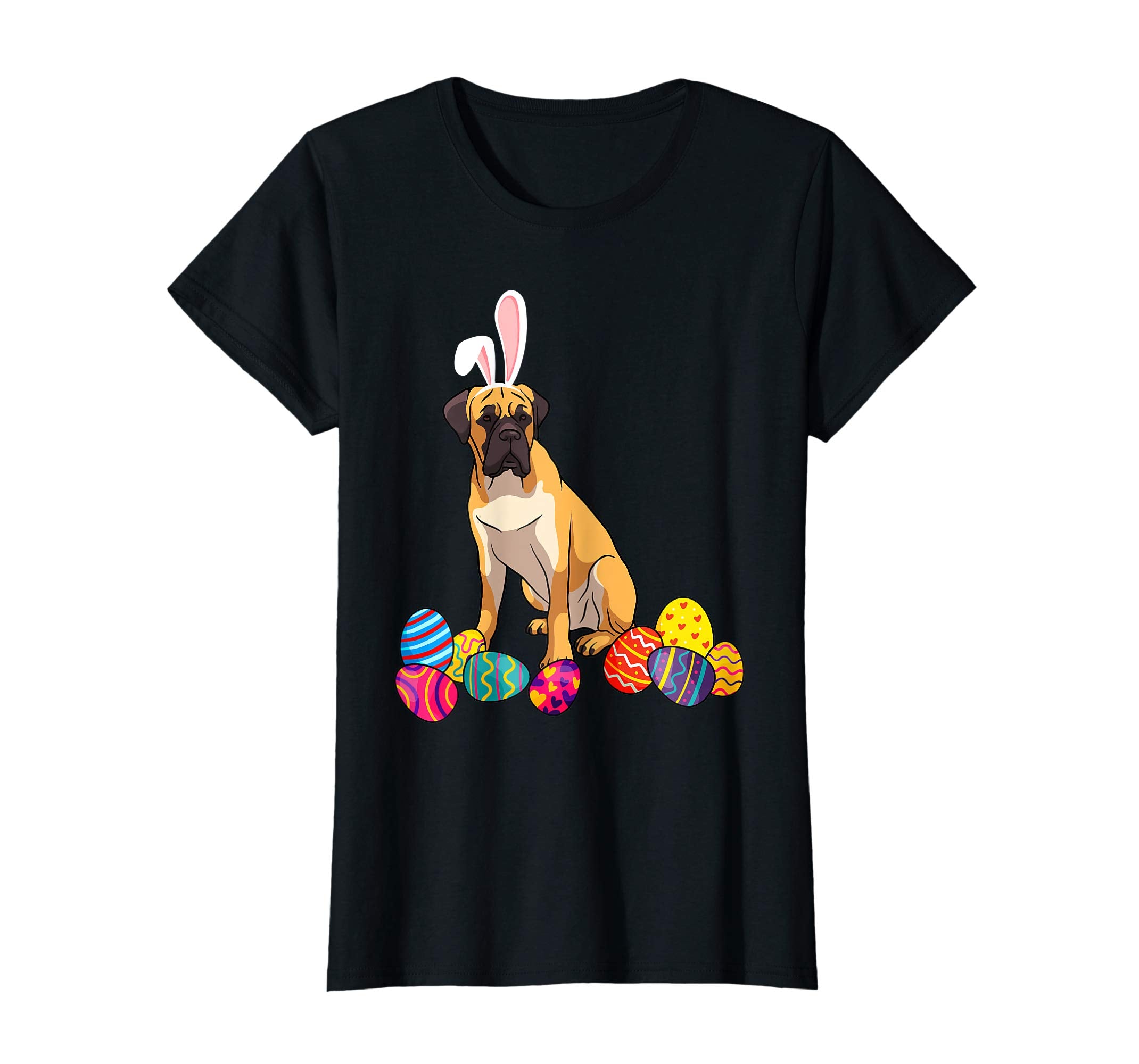 Mastiff Bunny Ear With Egg Easter Easter Day Shirt
