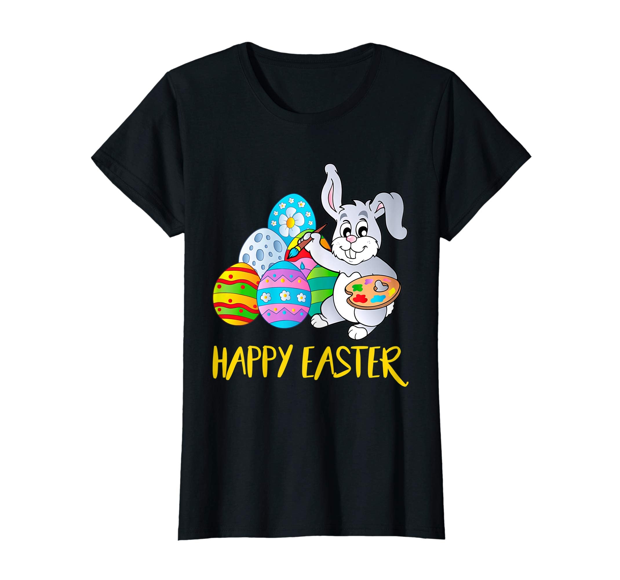 Happy Easter Shirt Colorful Eggs Tee