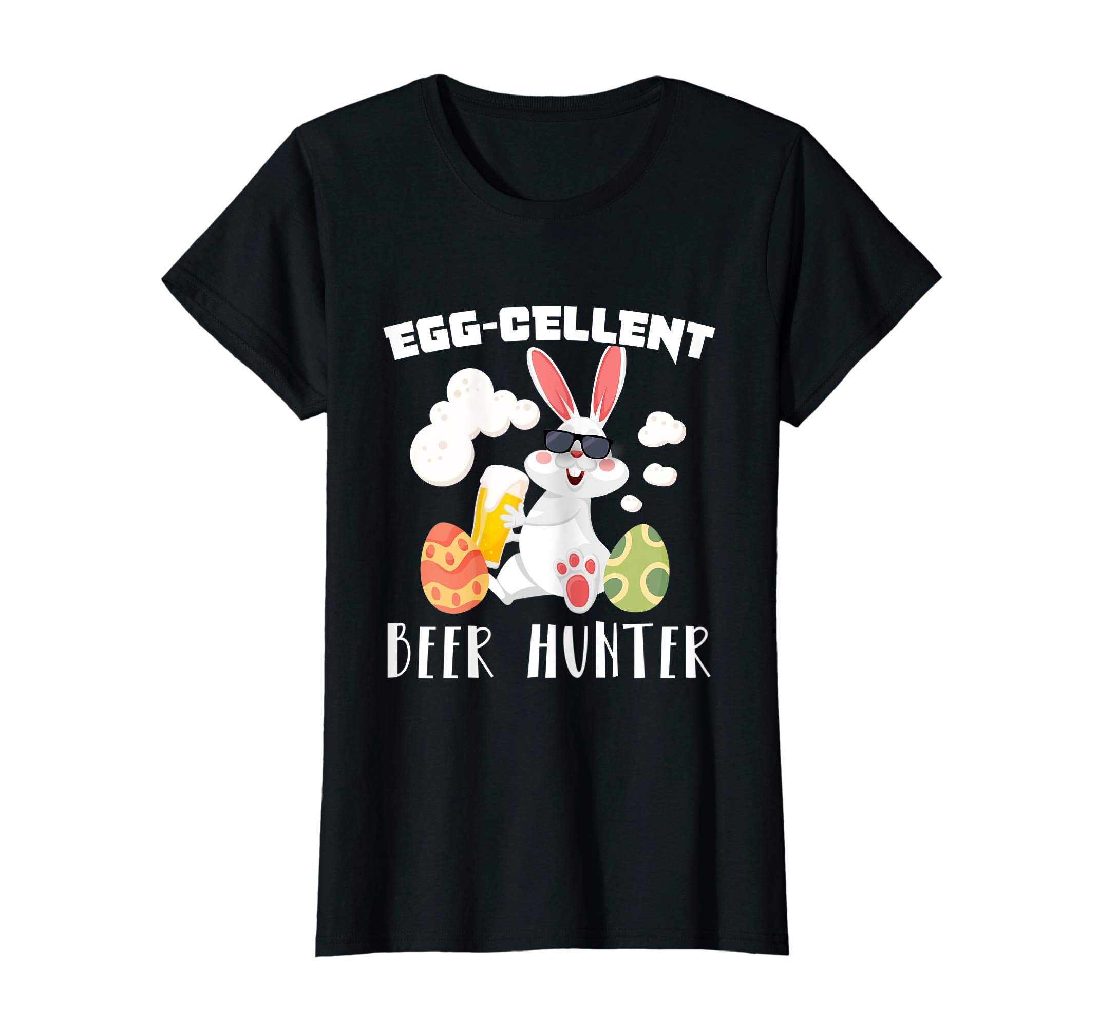 Egg-Cellent Beer Hunter Shirt Easter Bunny T-Shirt Gifts