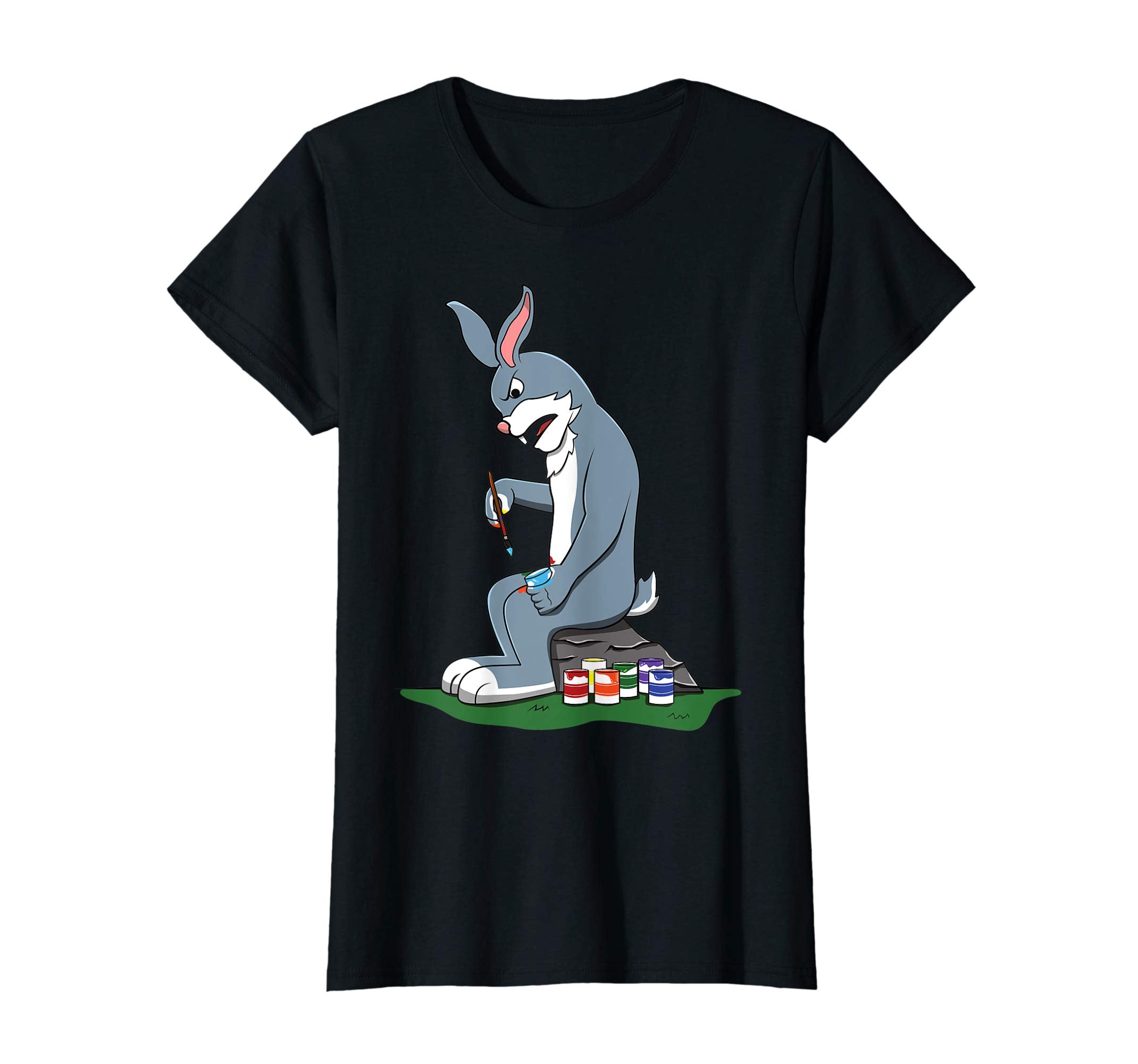 Funny Easter Bunny Shirt Rabbit Pun Cute Colored Eggs Quote