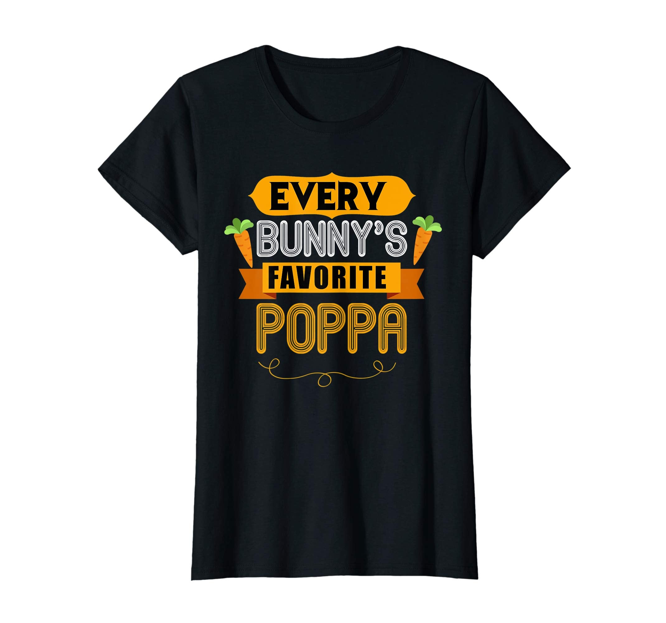 MENS EVERY BUNNYS FAVORITE POPPA SHIRT CUTE EASTER GIFT