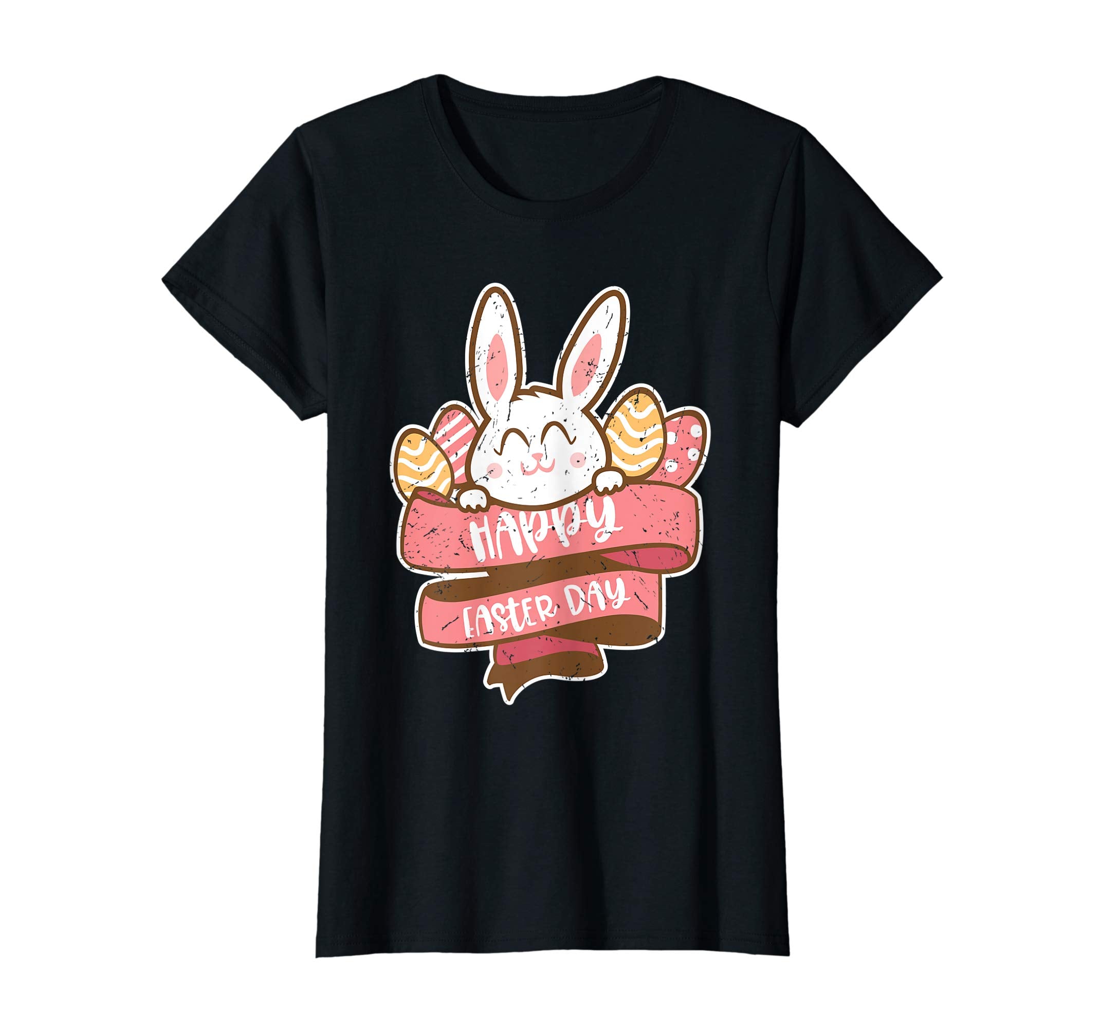 Happy Easter Cute Bunny Eggs Celebrate Christian T-Shirt