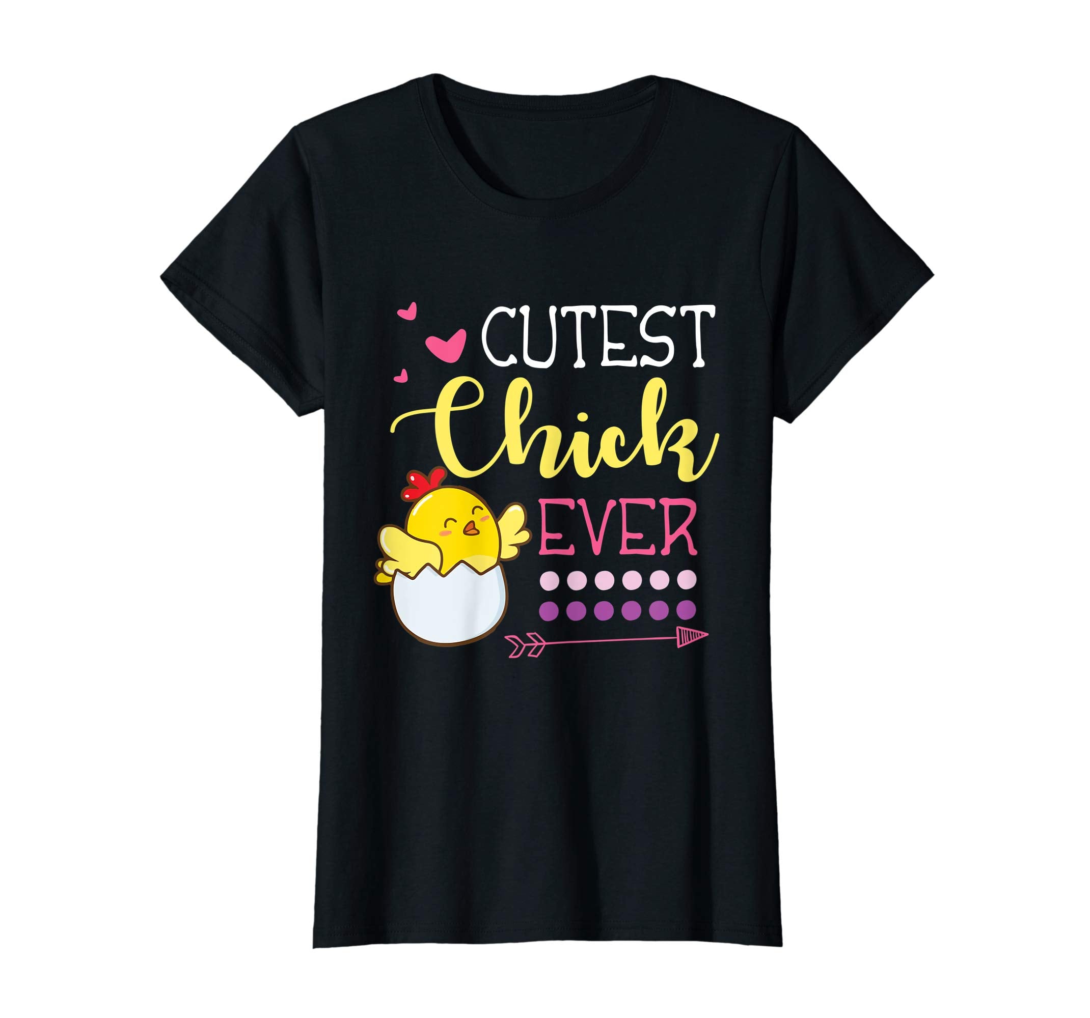 Hearts Arrow Cutest Chick Ever Happy Easter Day Lover Shirt