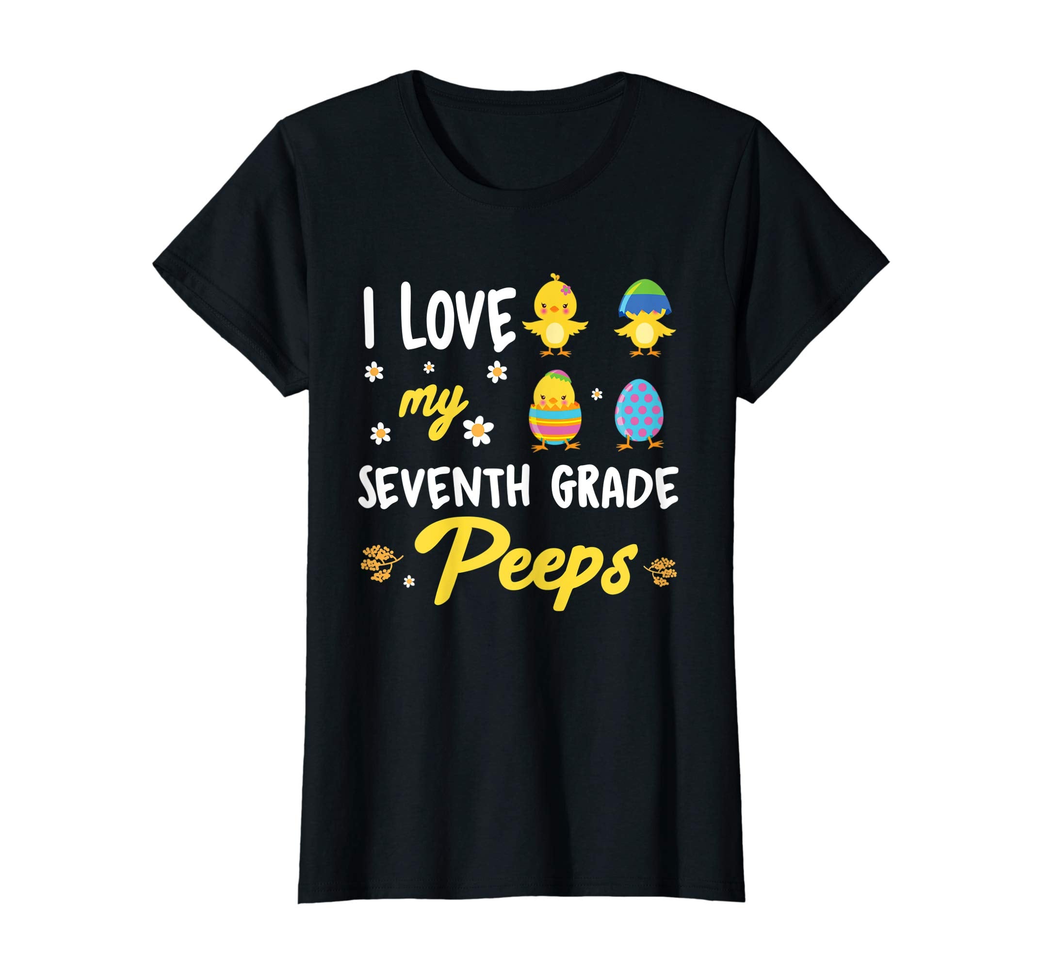 I Love My Seventh Grade Peeps Easter Day T-Shirt