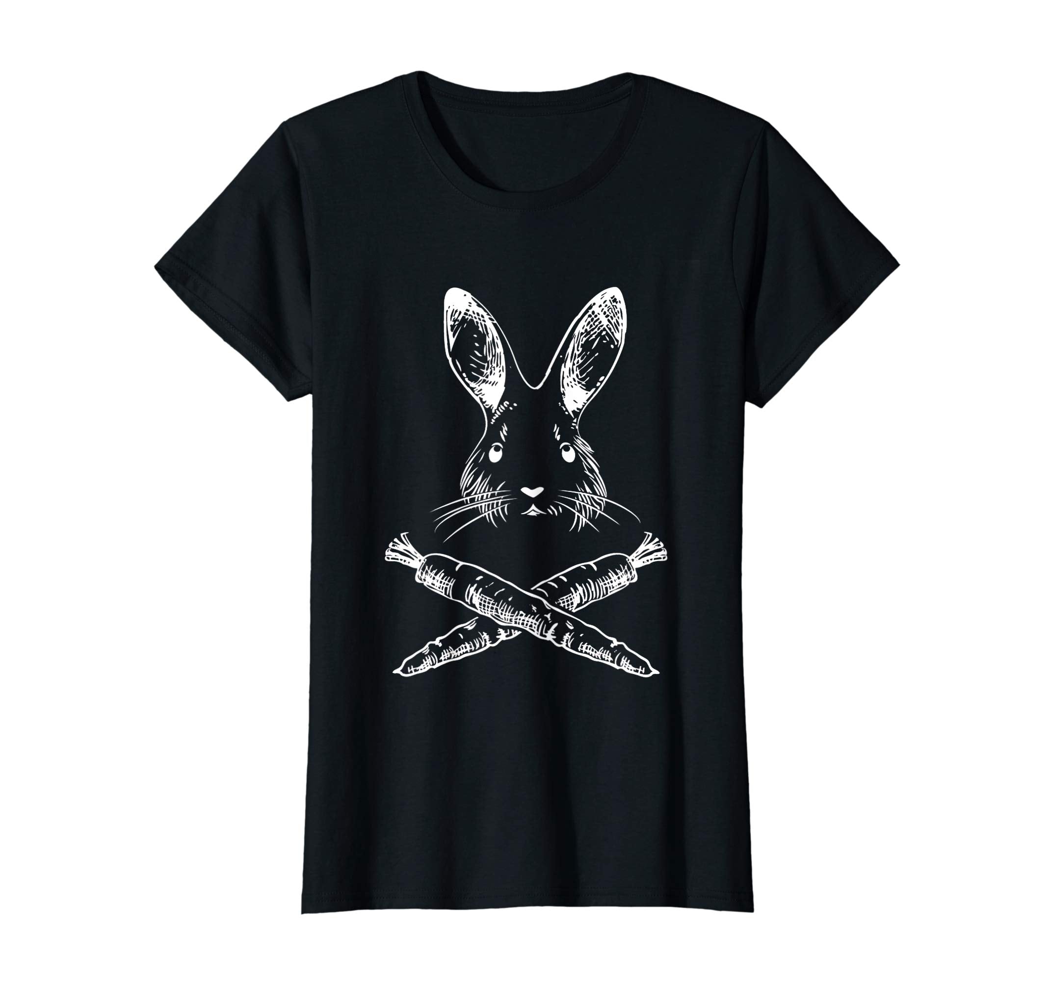 Crazy Dog T-Shirts Jolly Roger Easter T Shirt Funny Bunny Sk