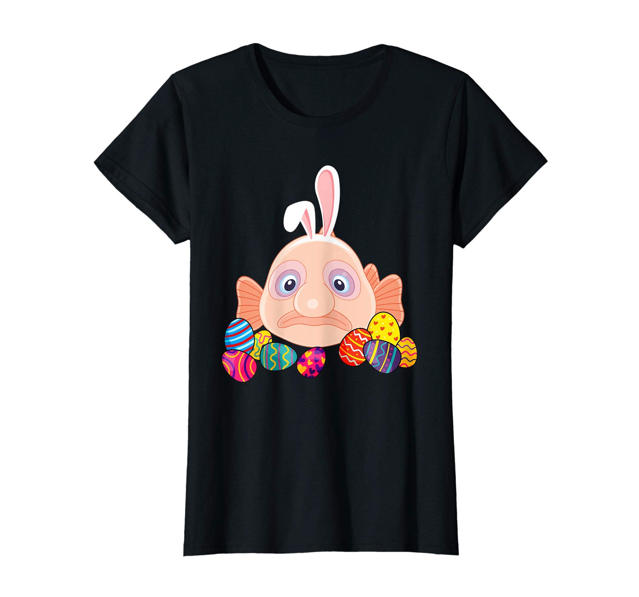 Blob Fish Bunny Ear With Egg Easter Easter Day Shirt