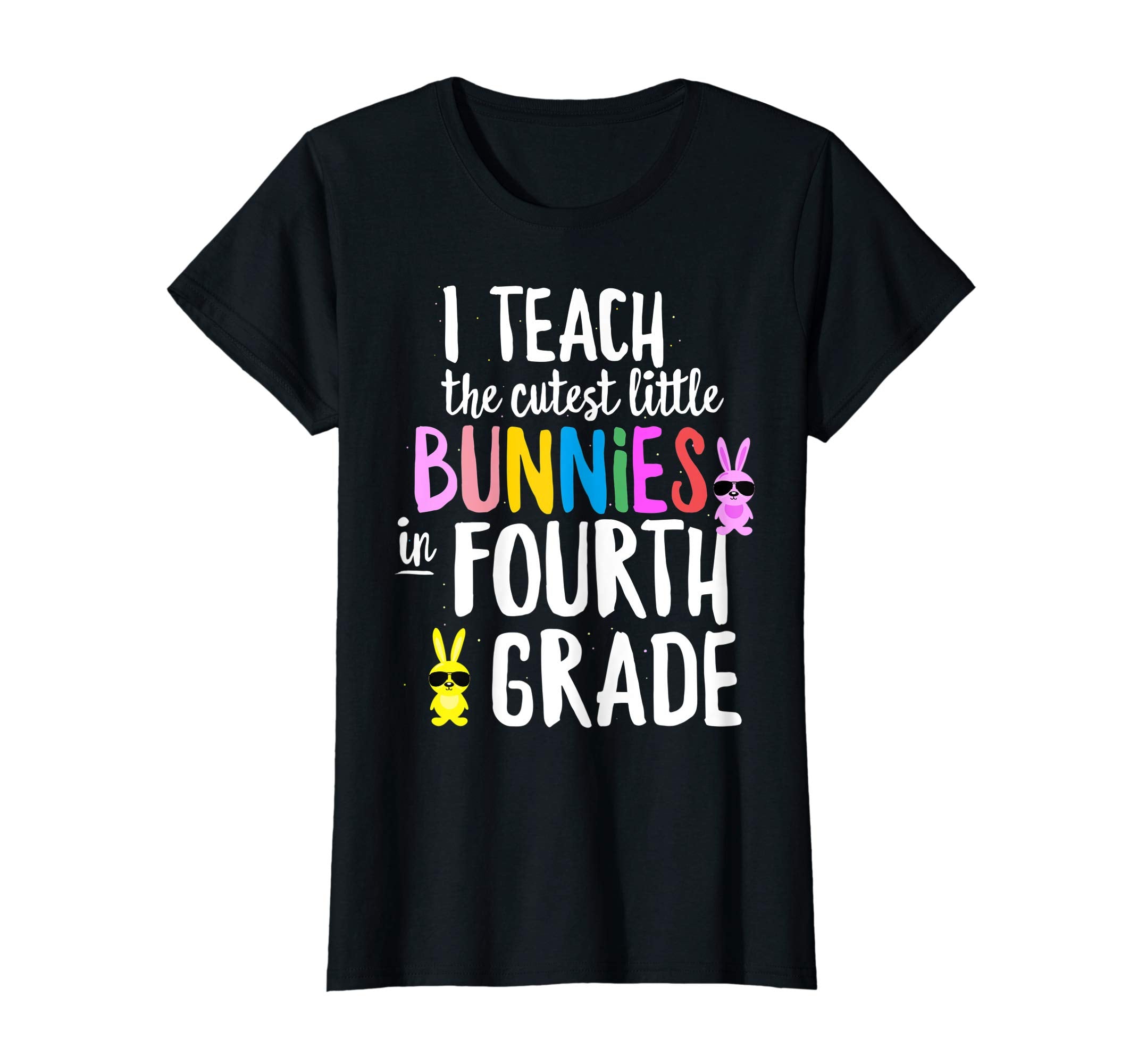Easter Fourth Grade Teacher Bunny Christian Holiday T-shirt