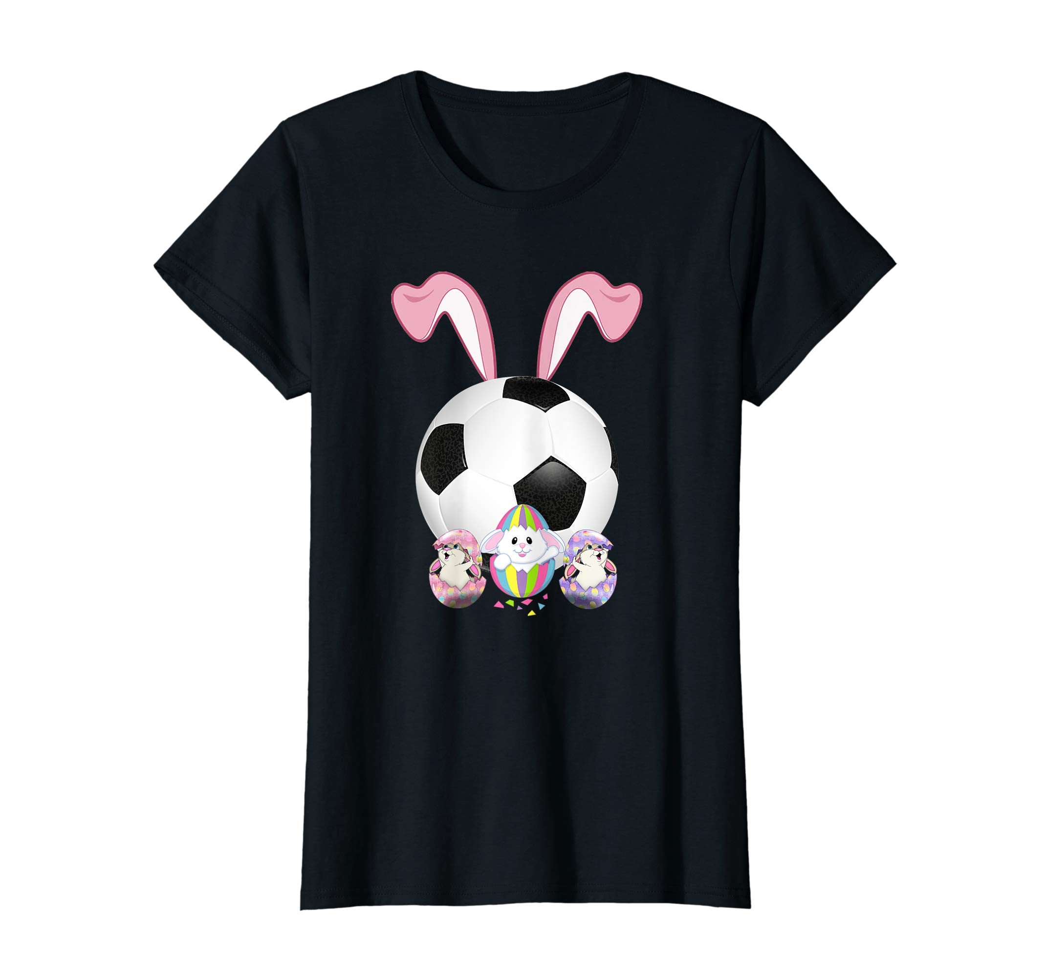 Soccer Easter Bunny Egg T-Shirt Funny For Men Women