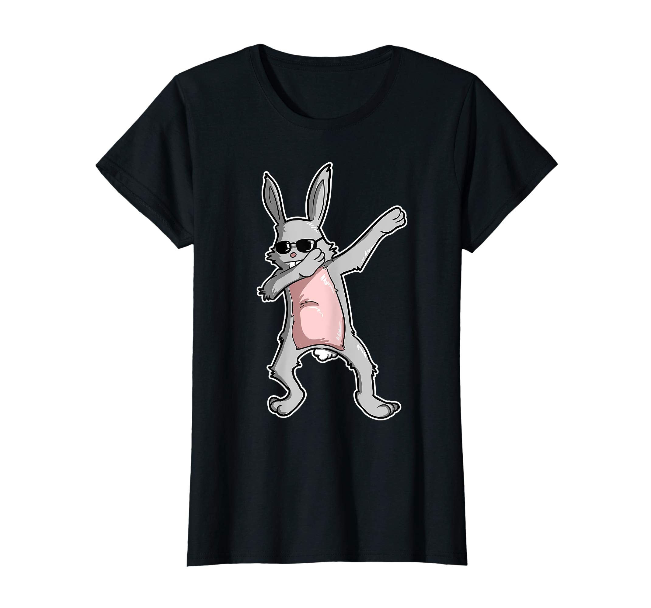 Easter Shirt For Boys Girls Cool Dabbing Rabbit
