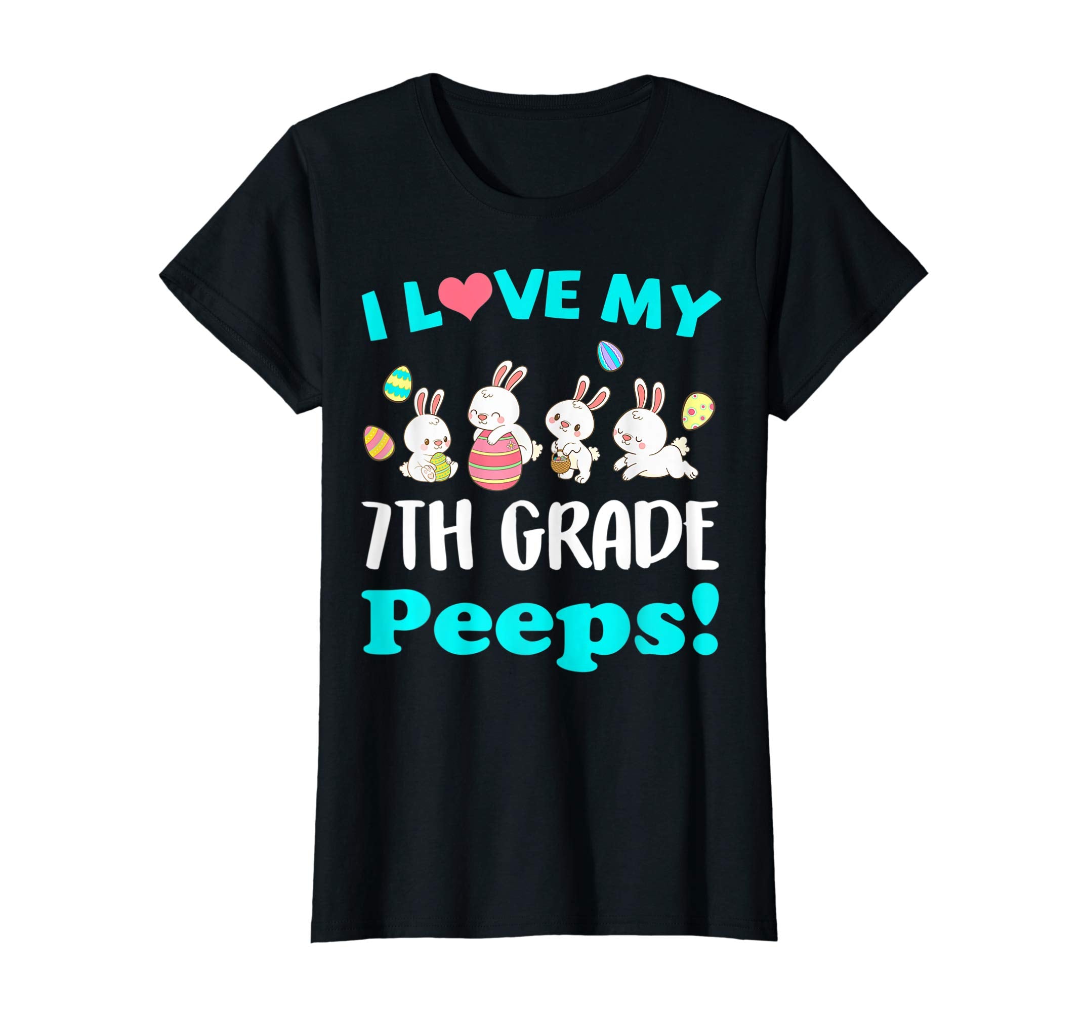 I Love My 7th Grade Peeps Easter Day TShirt