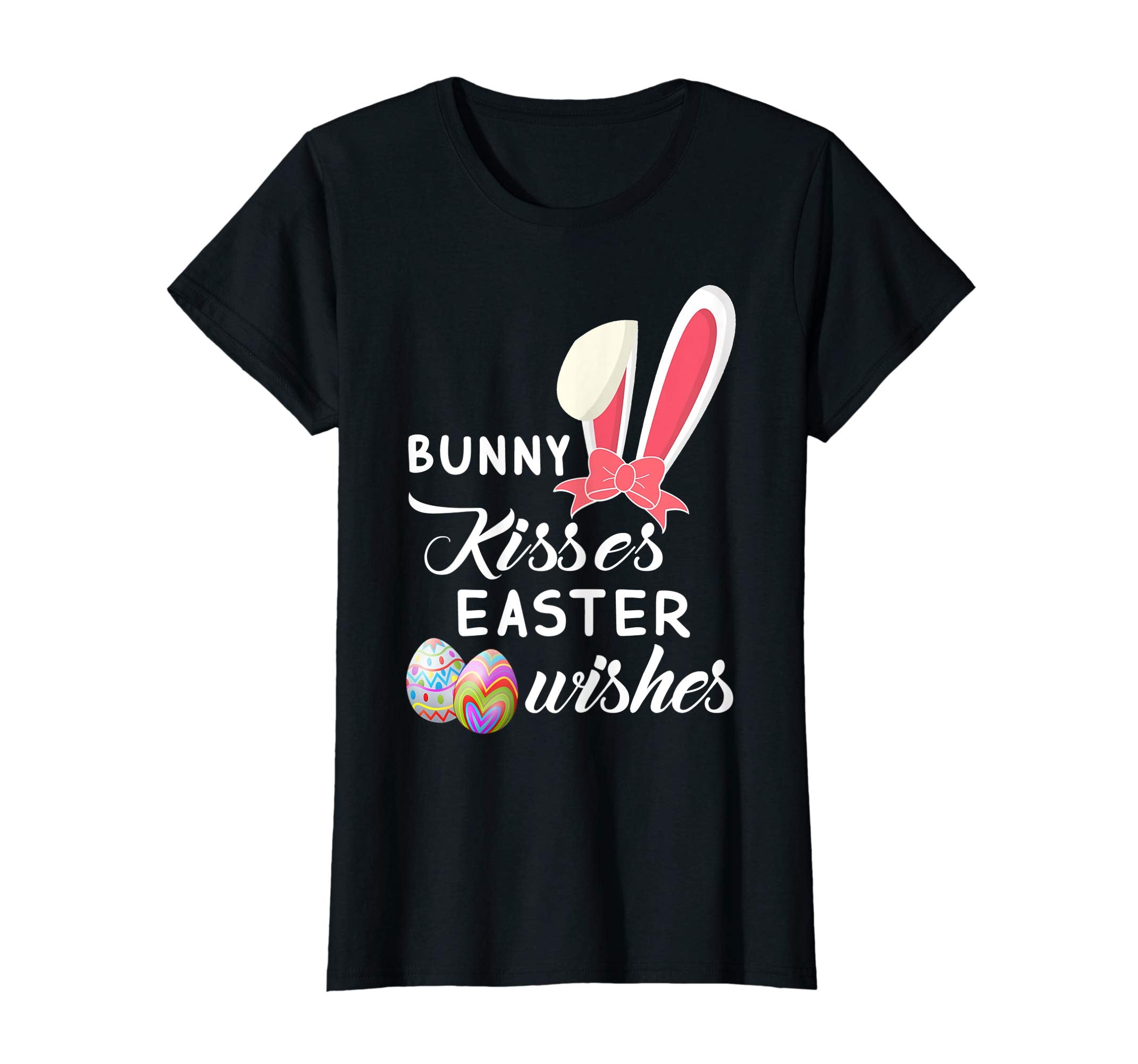 Bunny kisses Easter wishes Funny Rabbit Easter T Shirt