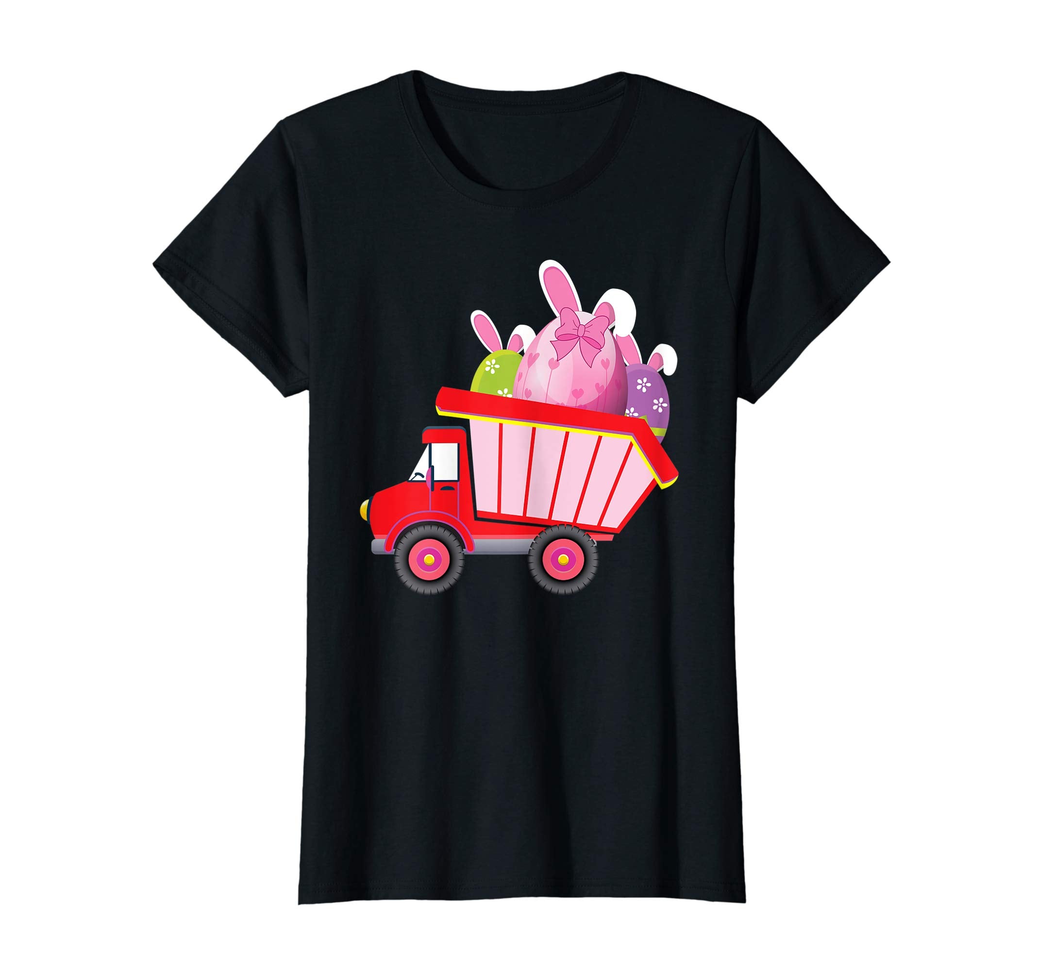 Easter Dump Truck Bunny Eggs Delivering T-Shirt Boys Girls