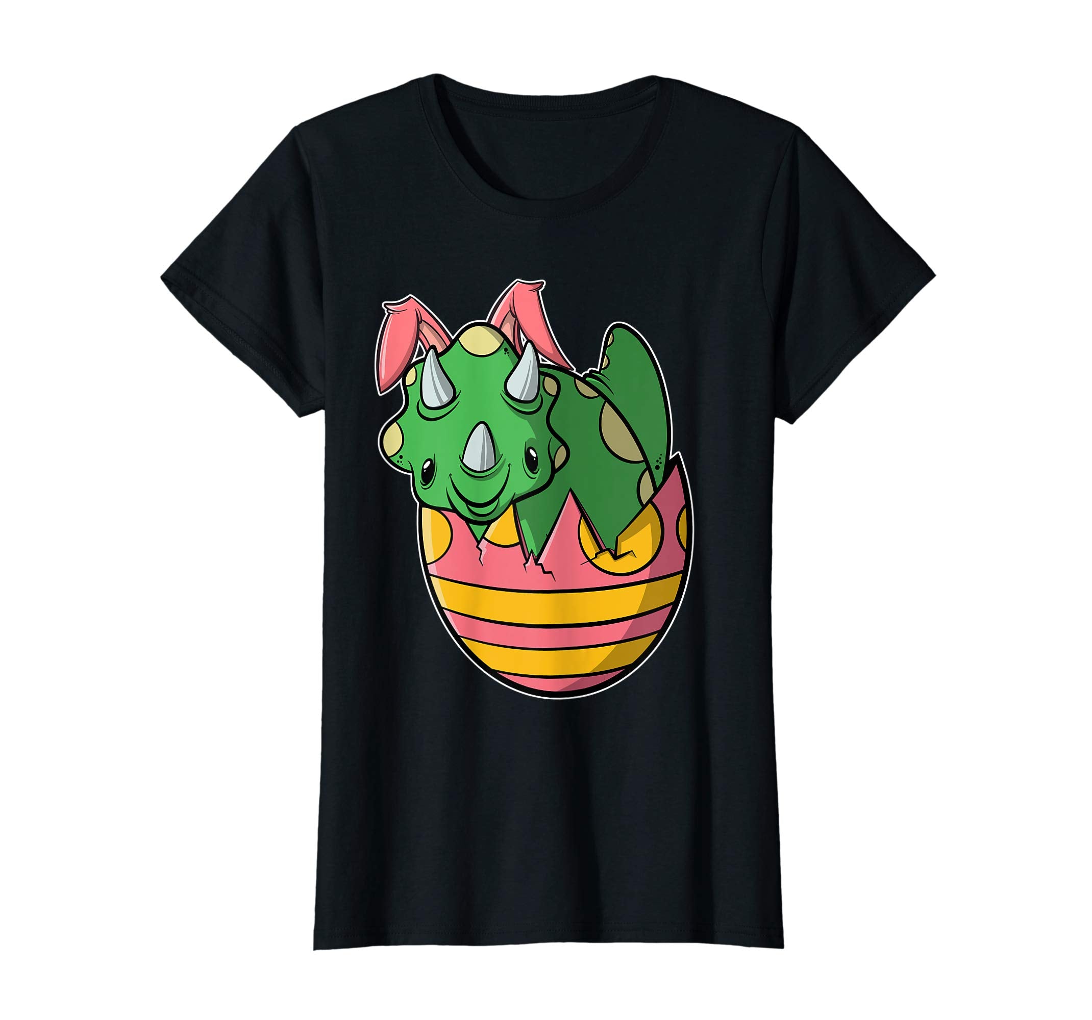 Dinosaur Bunny Easter T Shirt for Boys, Girls, &amp; Adults