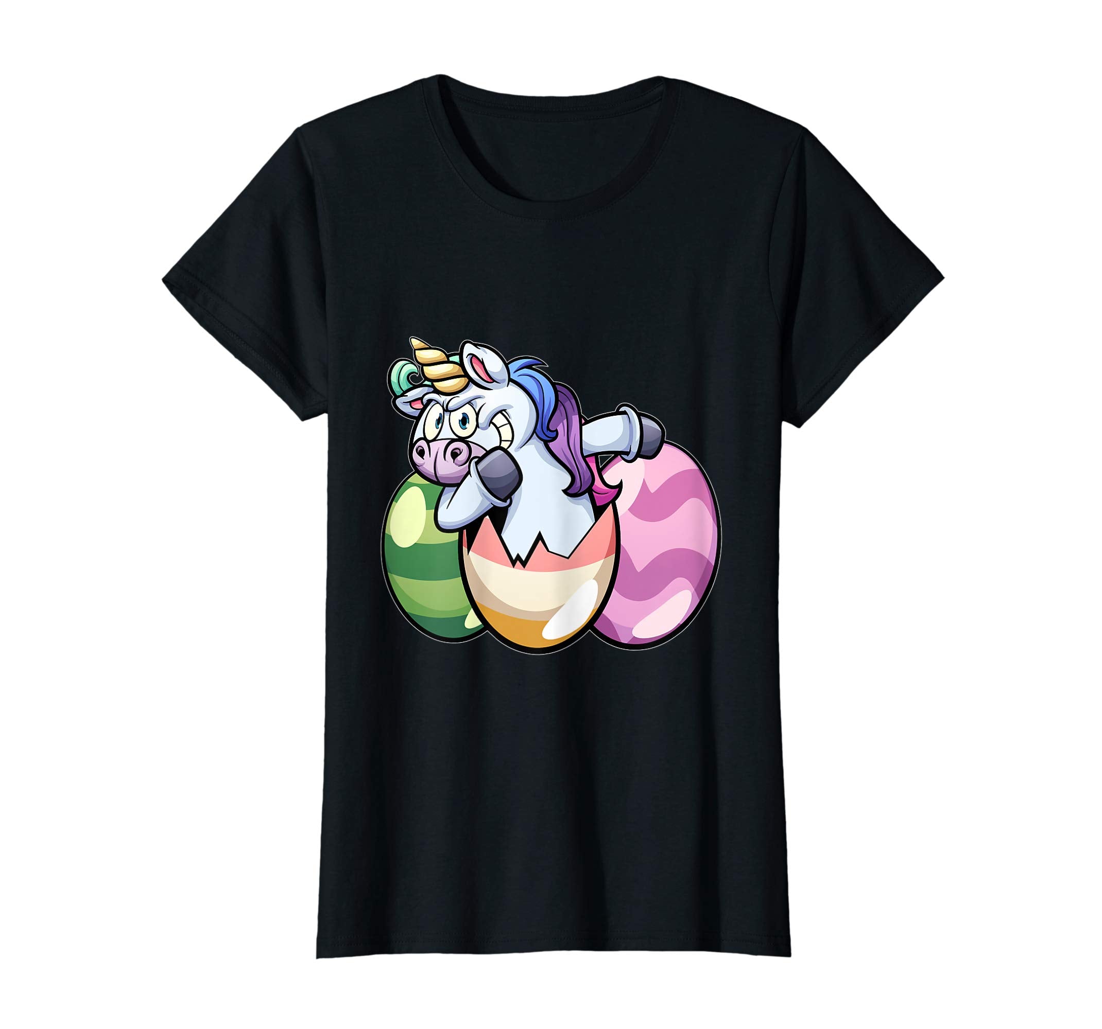 Easter Shirts For Kids Girls Dabbing Unicorn Shirt Gift