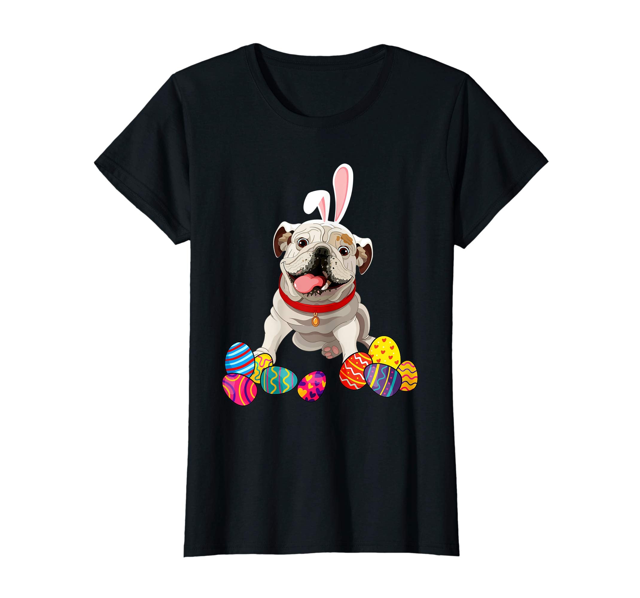 English Bulldog Bunny Ear With Egg Easter Easter Day Shirt