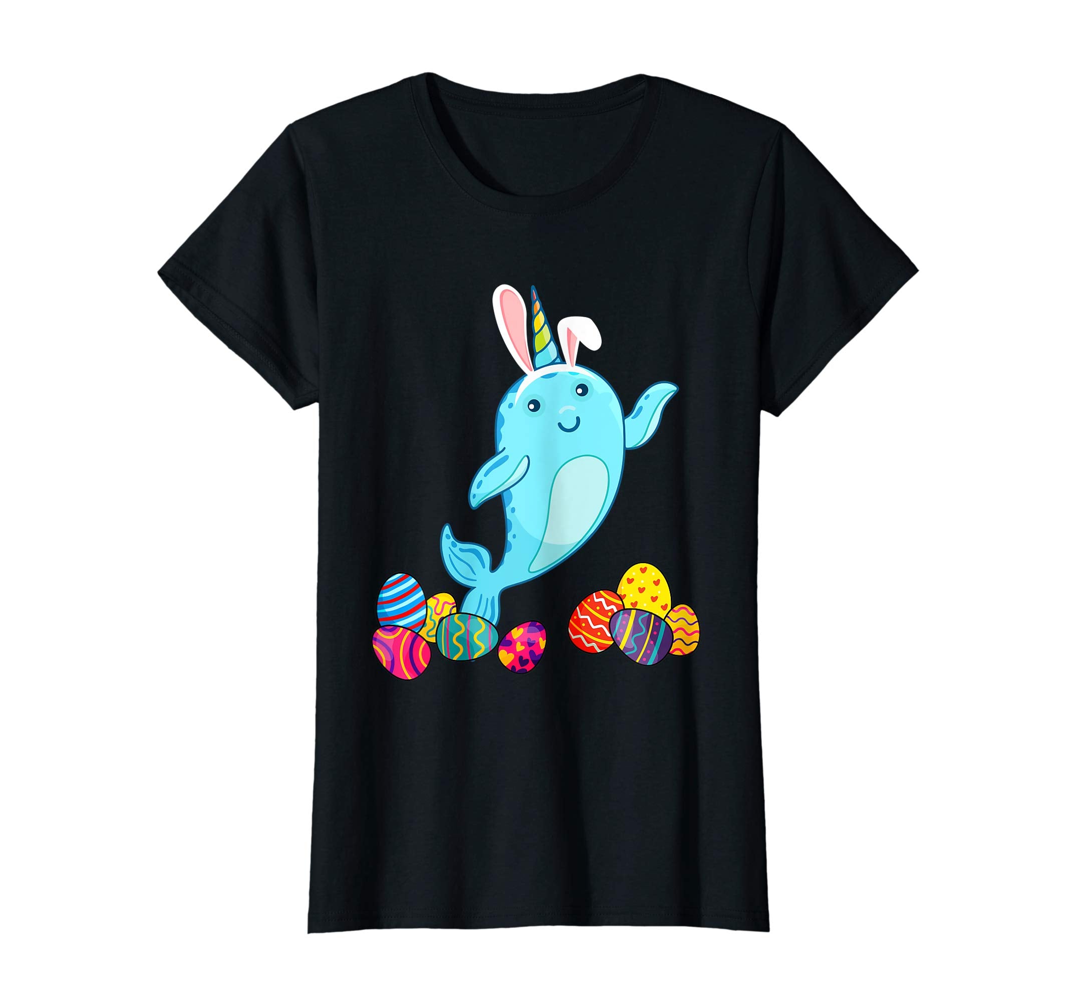 Narwhals Bunny Ear With Egg Easter Easter Day Shirt