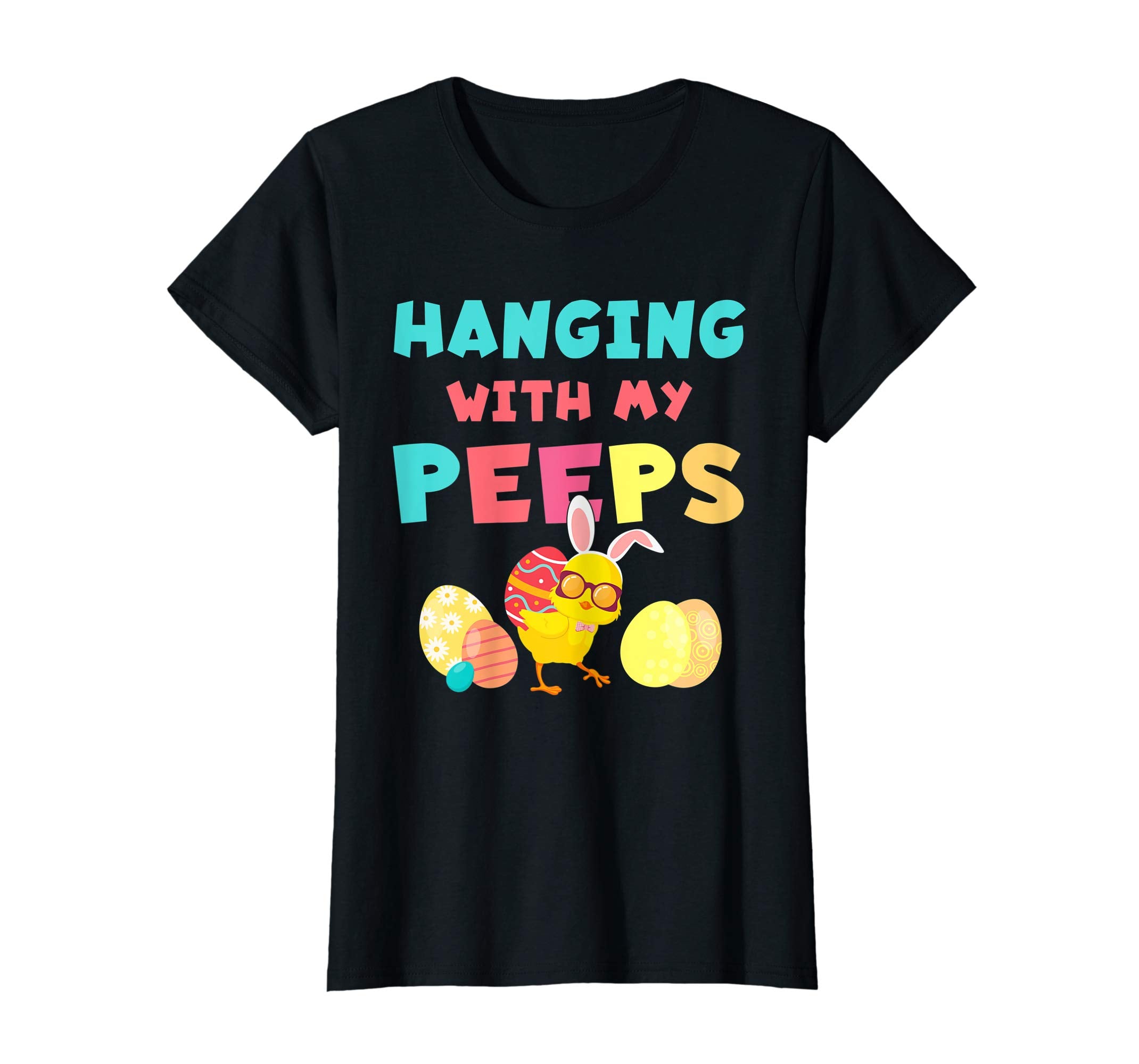 Hanging With My Peeps Happy Easter Kids Boys Girls T Shirt
