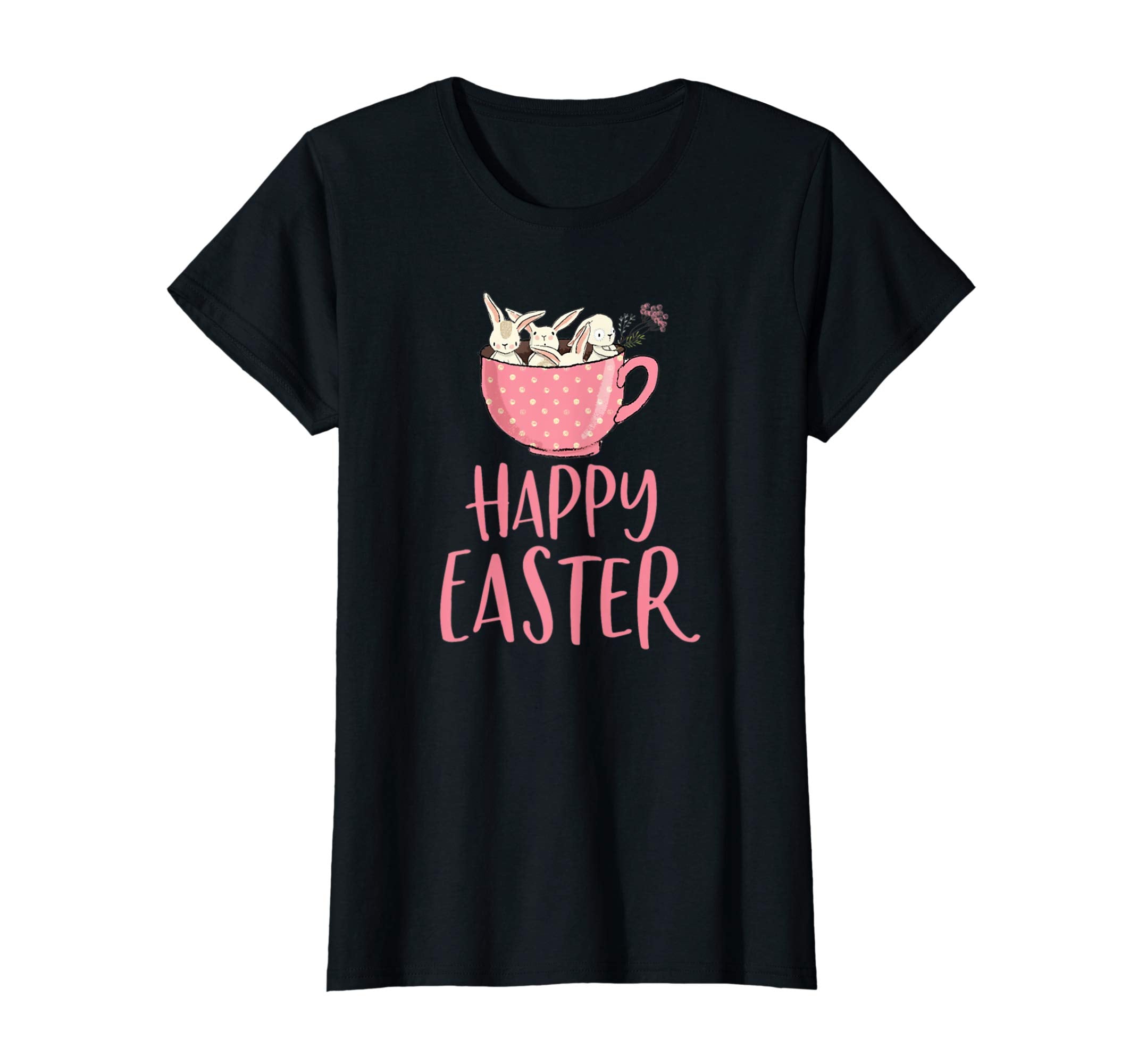 Tee-Happy Easter day Cute Bunnies t shirt