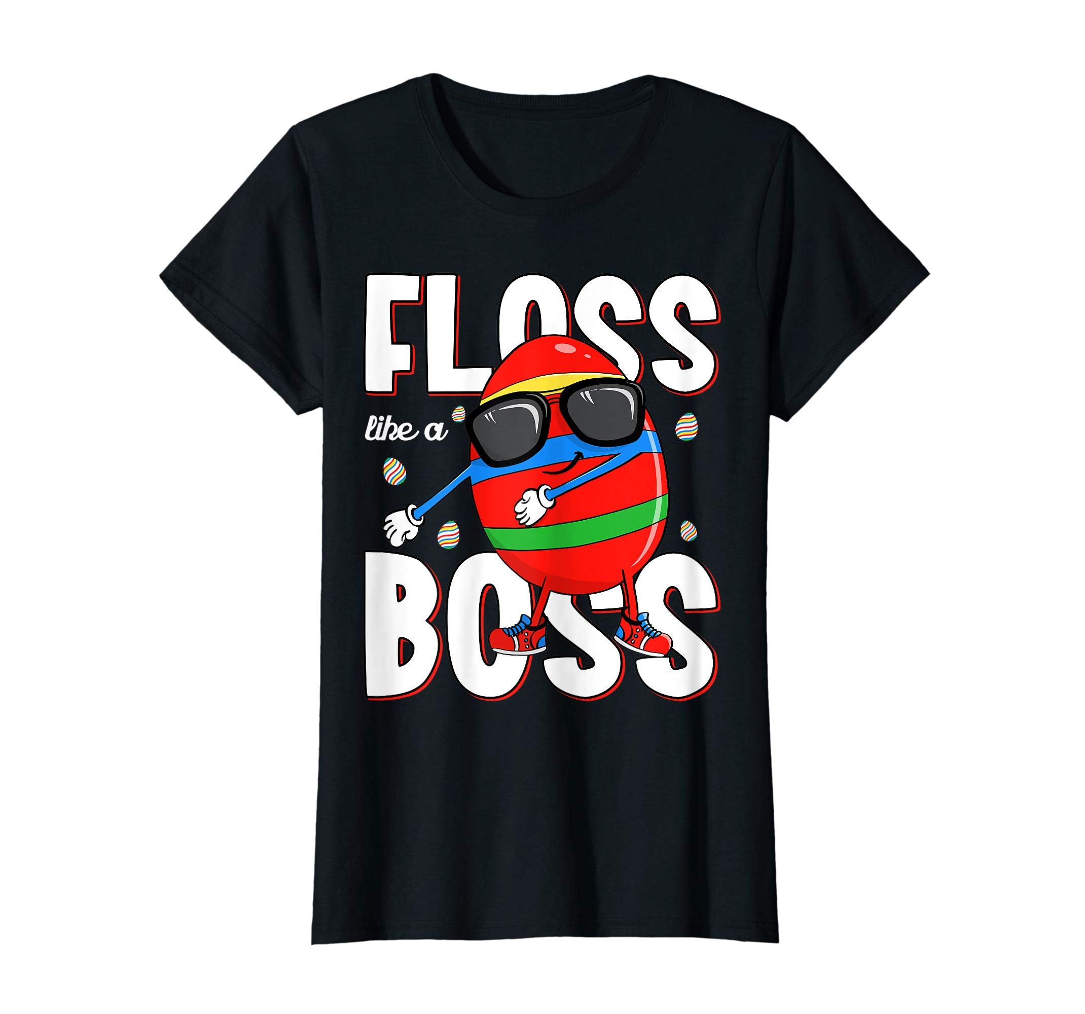 Floss Like a Boss Easter T-shirt Funny Flossing Dance Egg