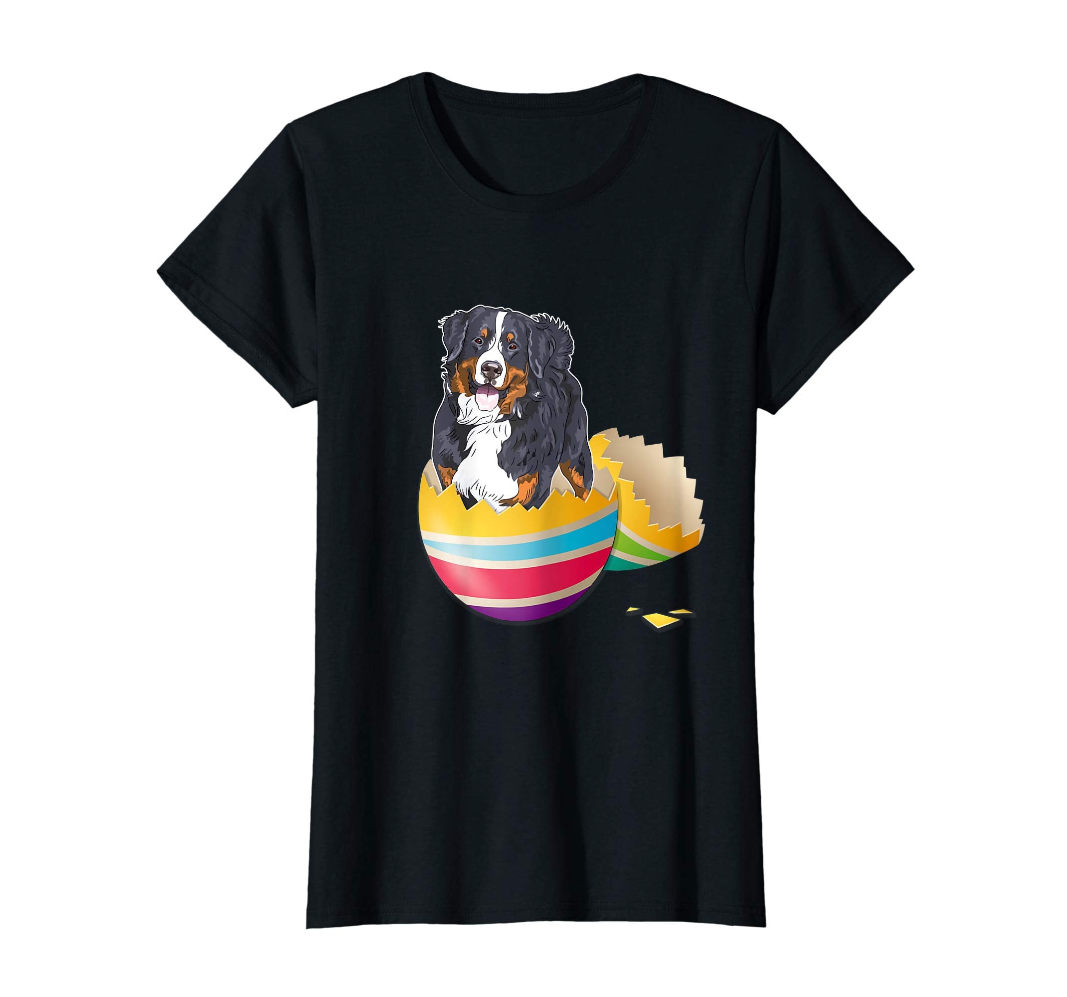 Bernese Mountain Hatching From Easter Egg Easter Day Shirt