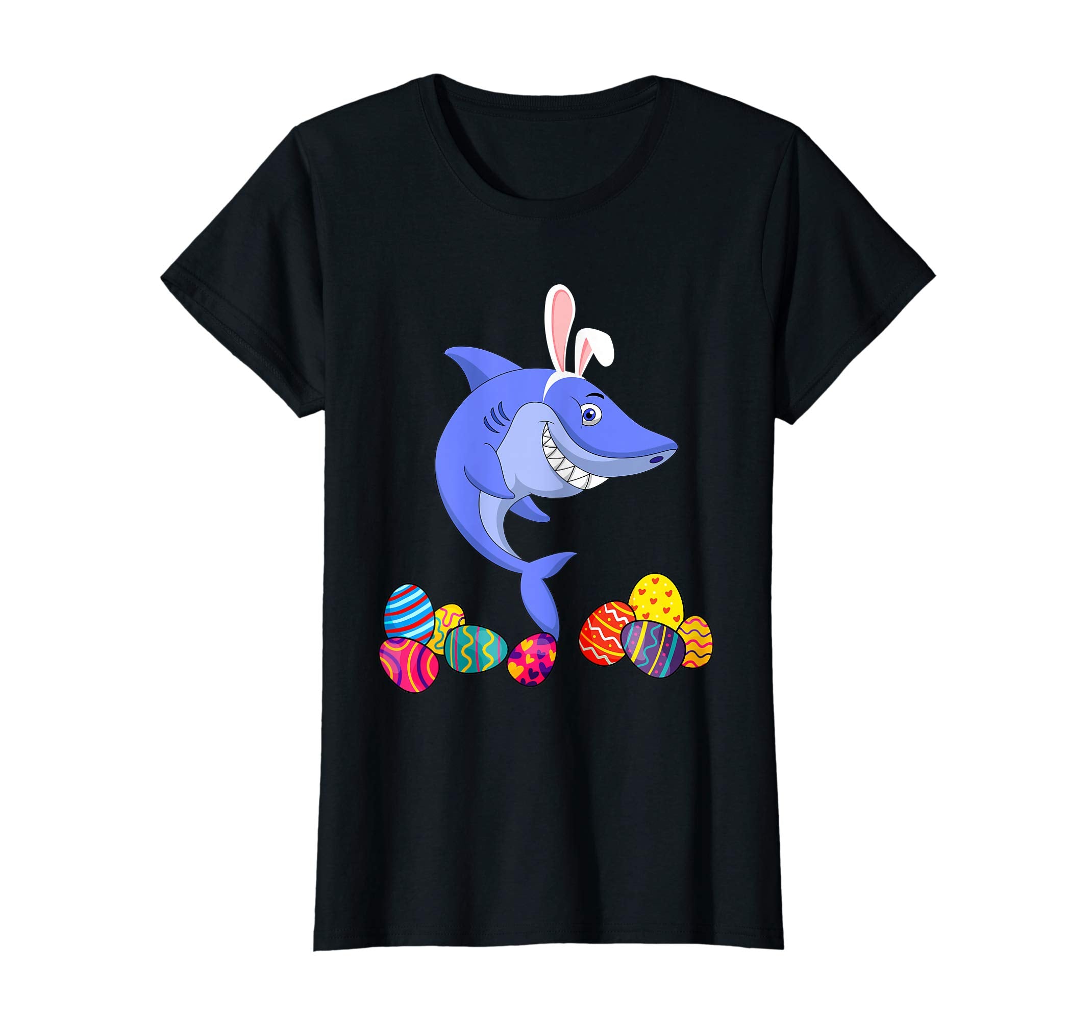 Shark Bunny Ear With Egg Easter Easter Day Shirt