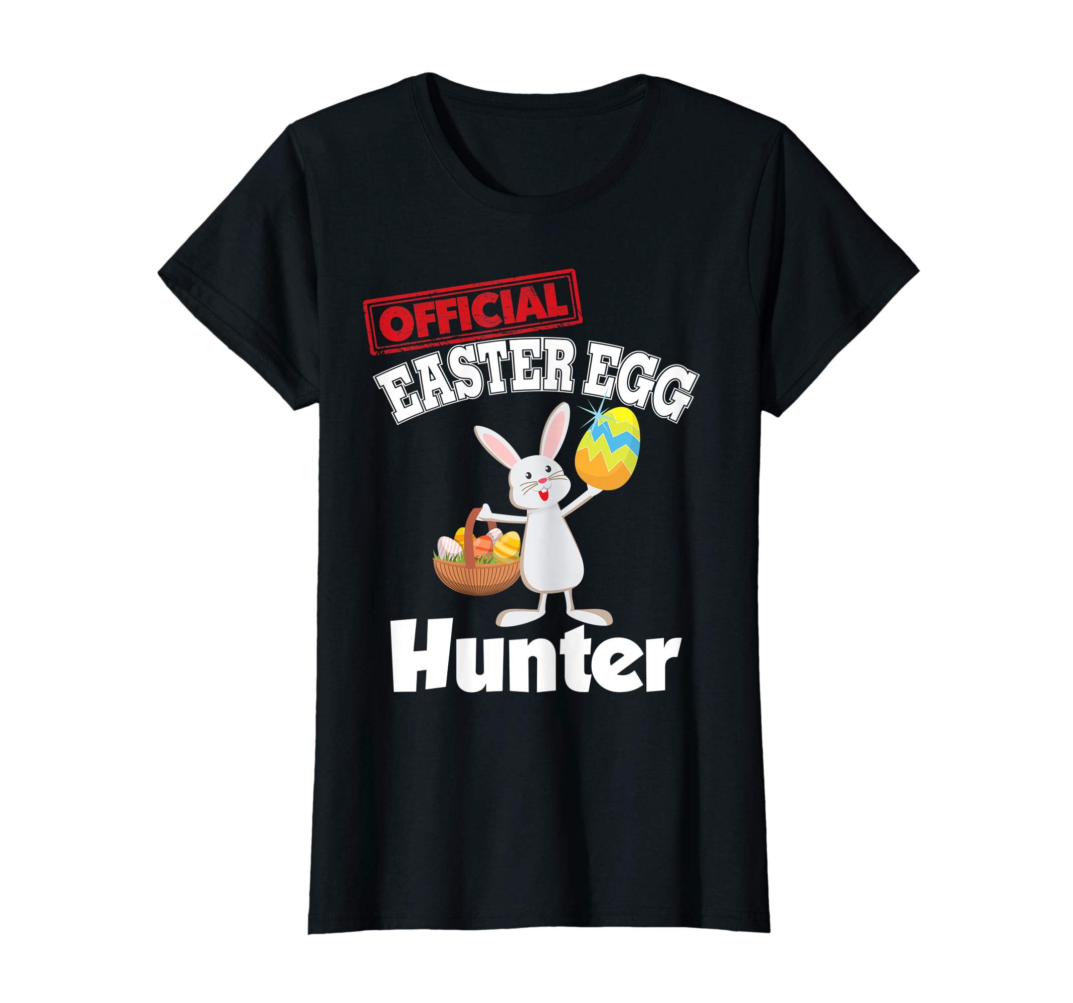 Official Easter Egg Hunter Bunny Eggs Basket T-Shirt Lovely