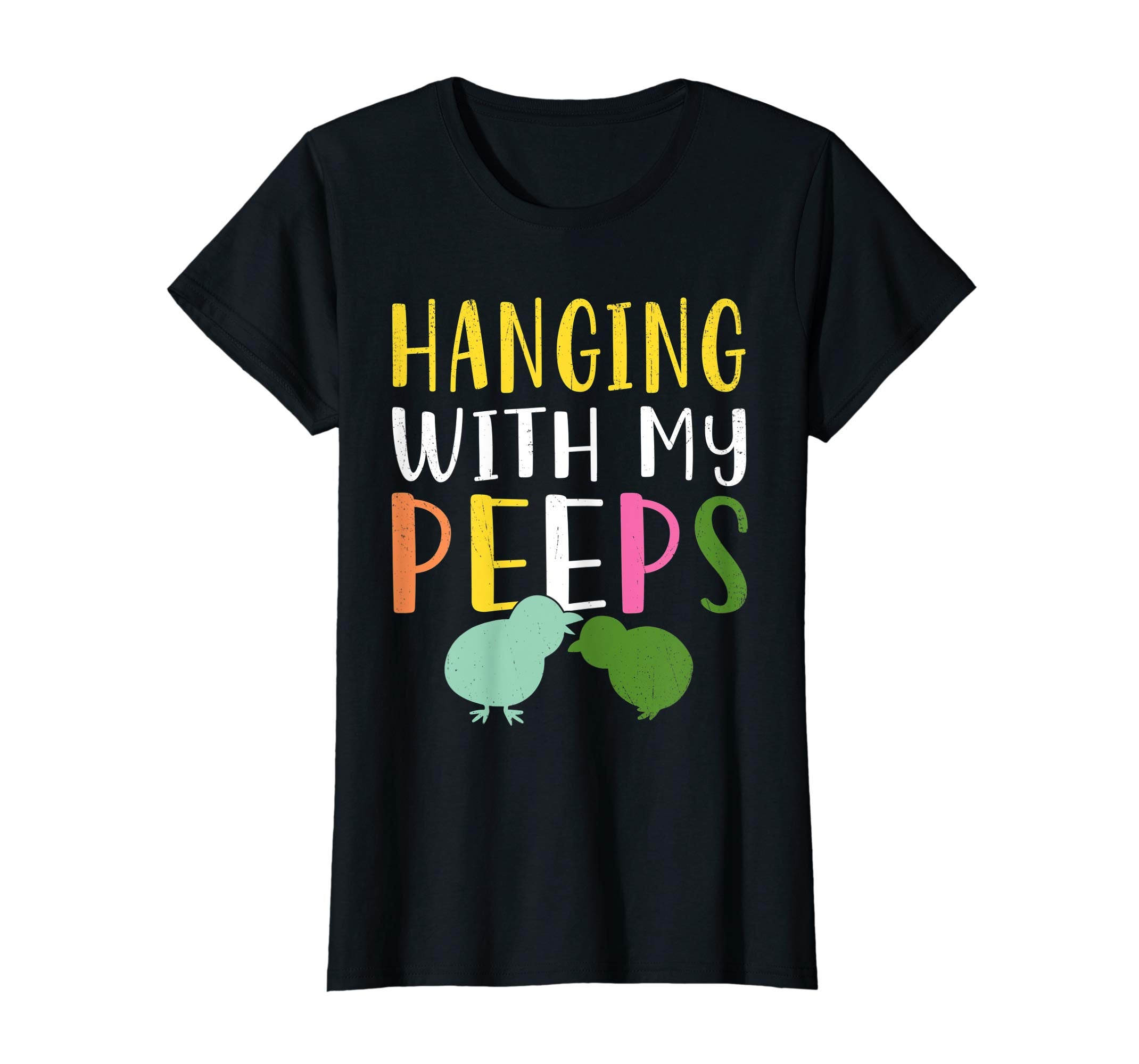 Kids Hanging With My Peeps Shirt Easter Egg Hunt T-shirt