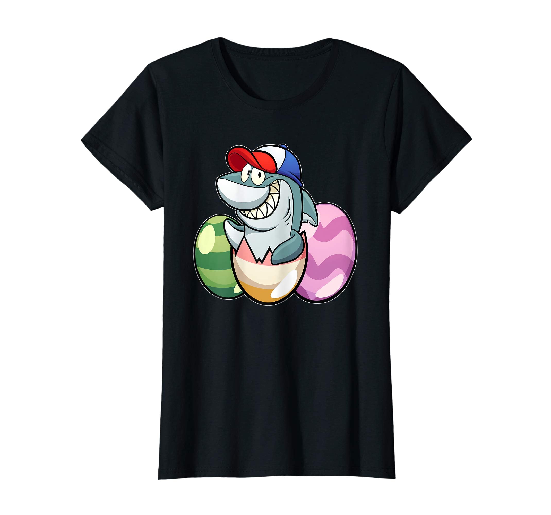 Easter Shirts For Kids Boys Girls Shark Shirt Easter Eggs