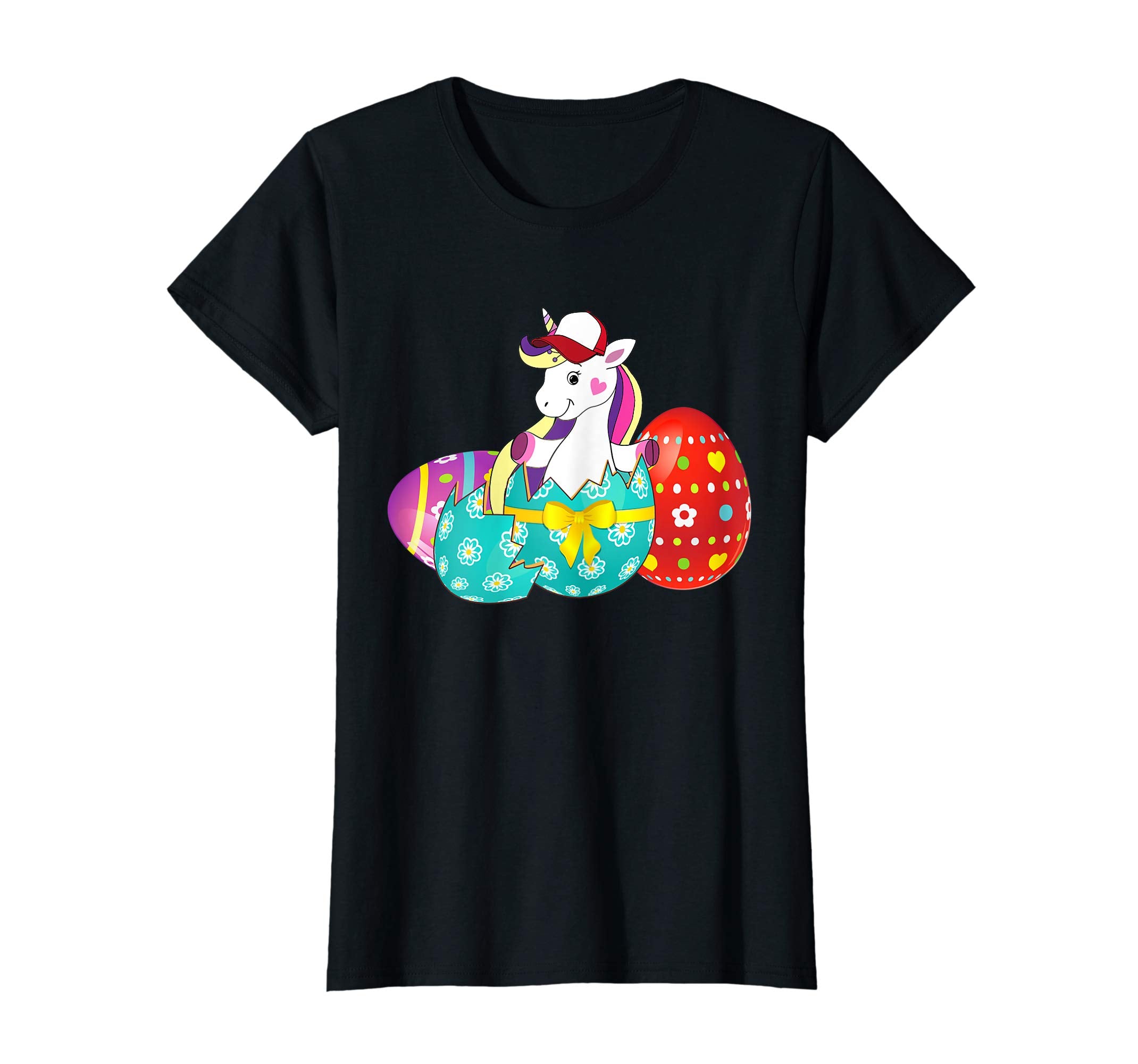 Unicorn Easter Eggs T-Shirts For Kids Boys Girls