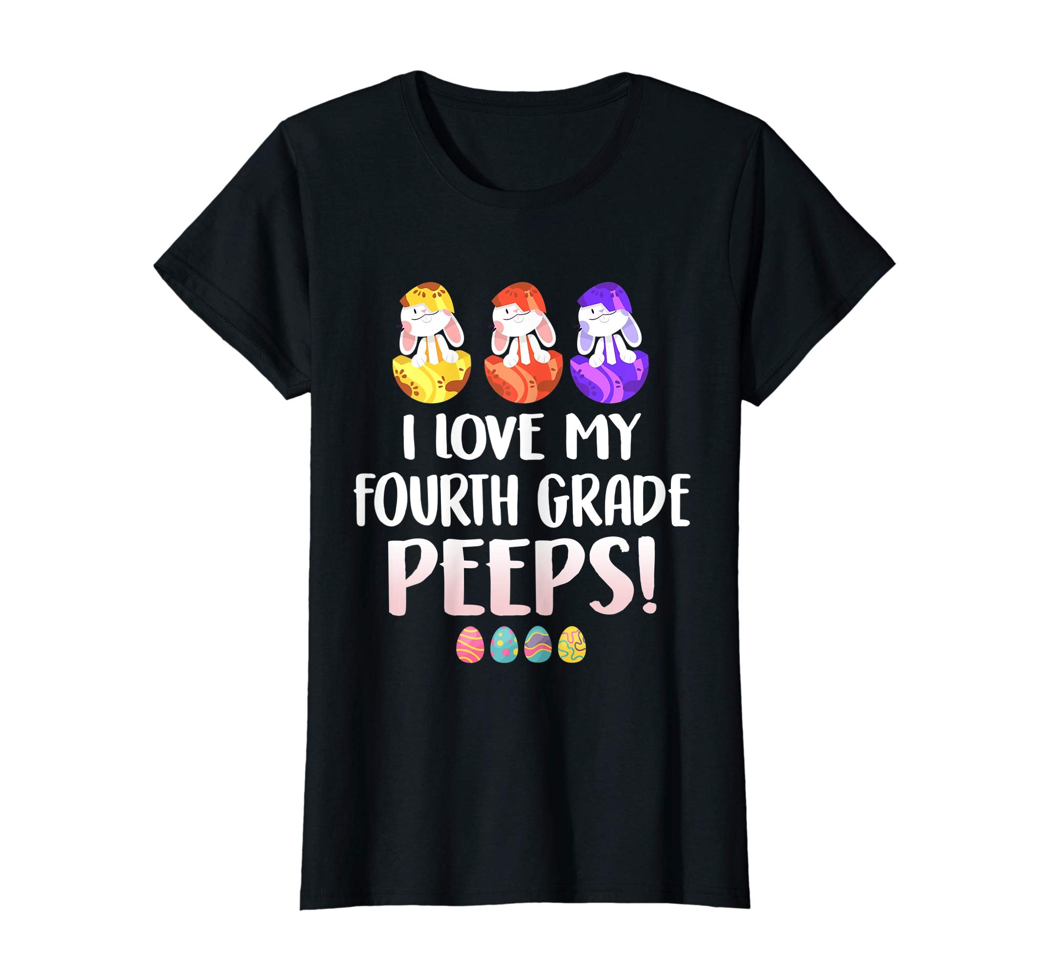 I Love My Fourth Grade Peeps Easter Day T-Shirt
