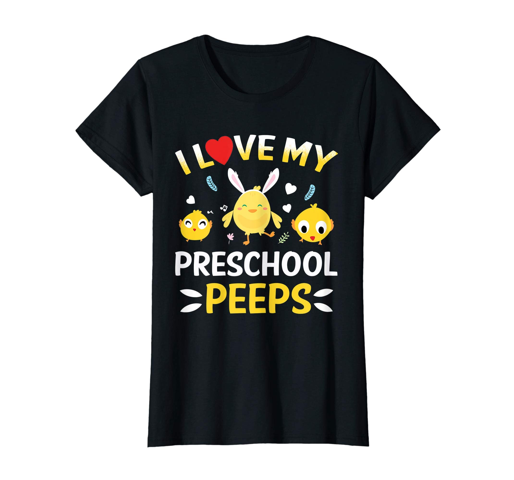 I Love My Preschool Peeps Bunnies Easter Teacher T-Shirt