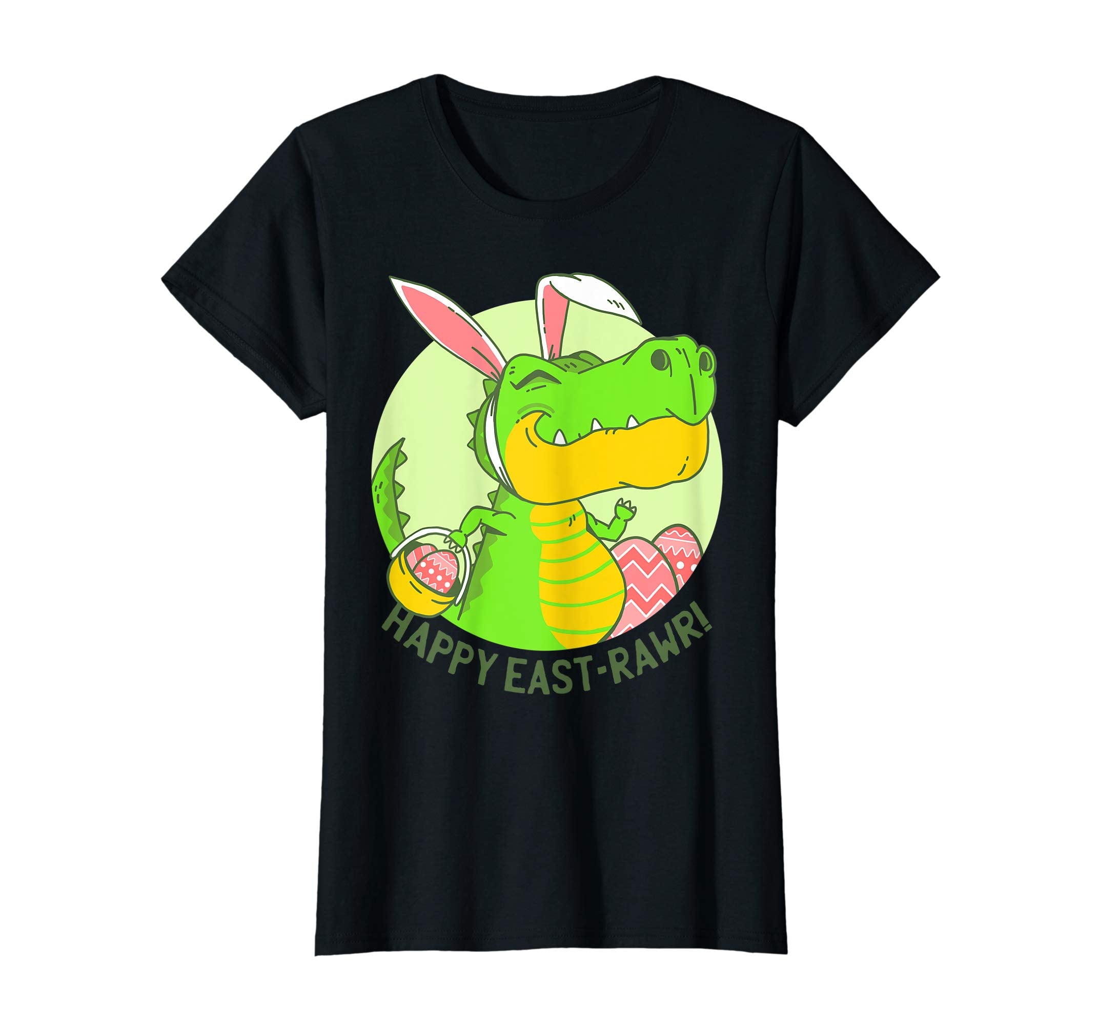 Easter T rex Shirt Eggs Happy Eastraw Kids Boys Tshirt
