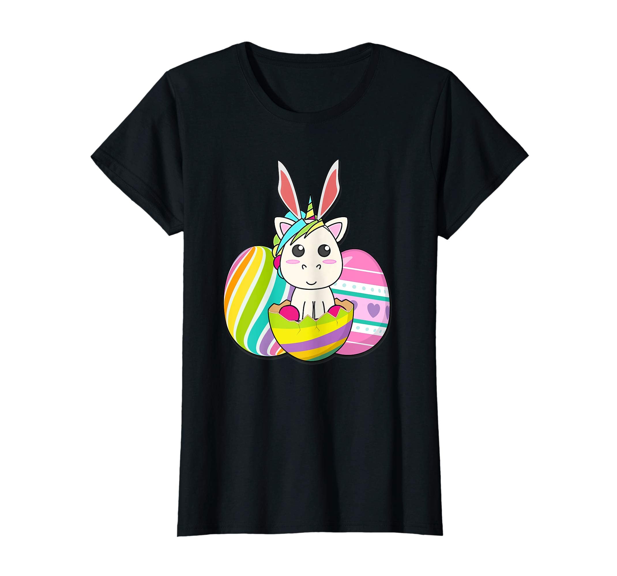 Happy Easter Eggs Bunny unicorn Funny TShirt for boy girl