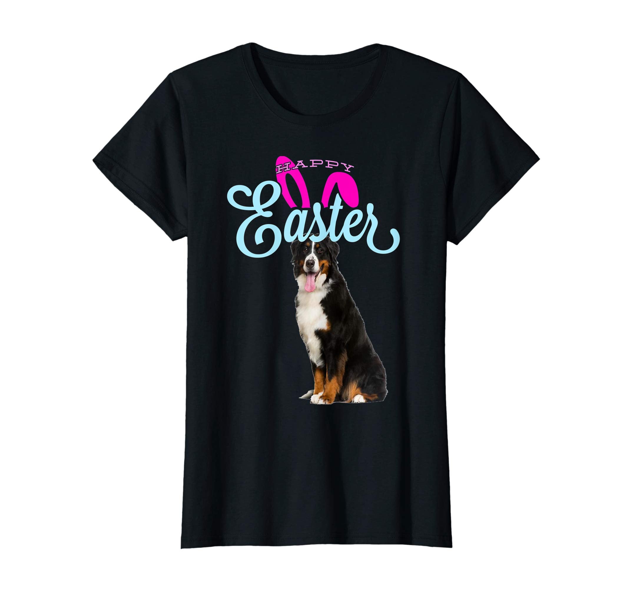 Easter Bunny Bernese Mountain Tshirt Dog Men Women Gift