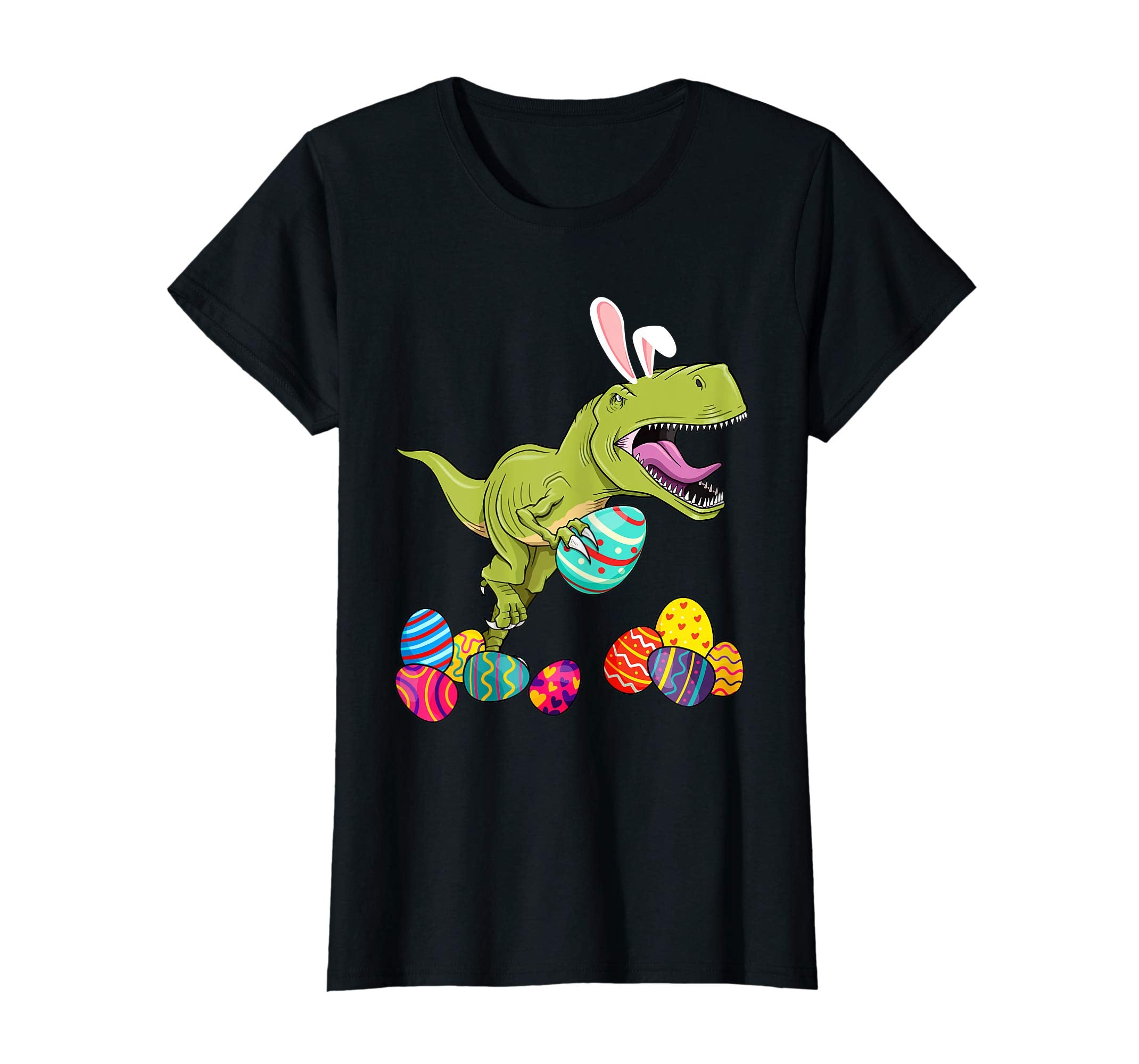 Easter Bunny Dinosaur T rex Eggs Cellent T shirt Boys Kids