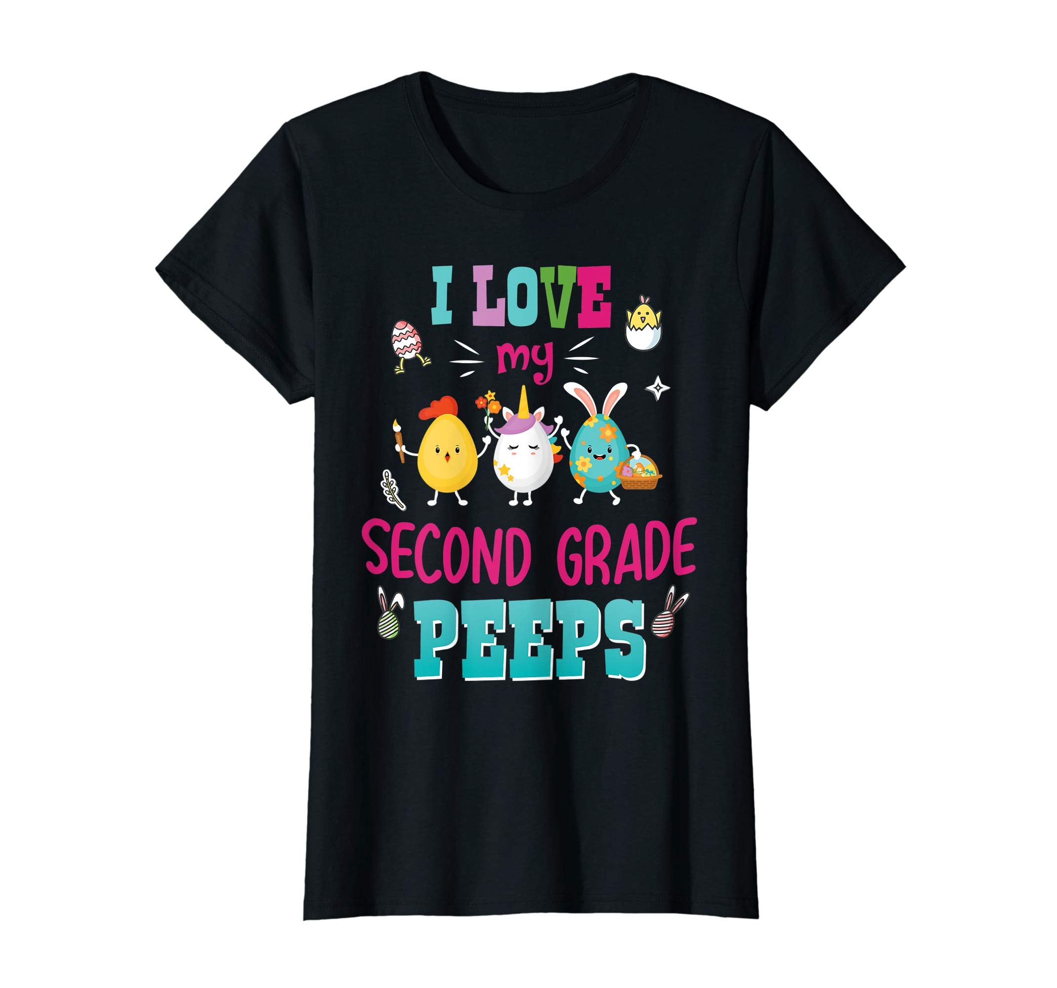 I Love My Second Grade Peeps Easter Day T-Shirt
