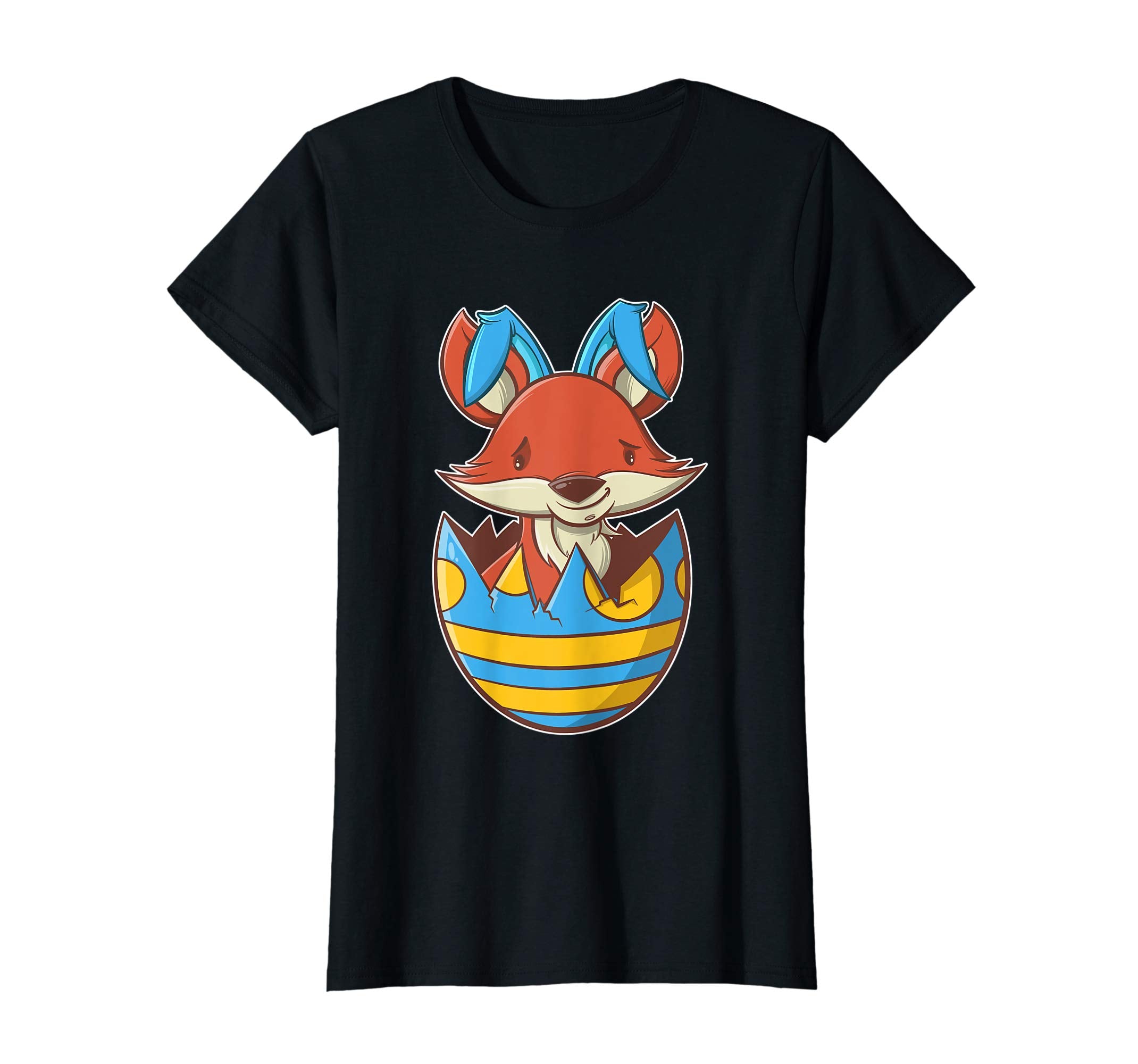 Fox Bunny Easter T Shirt for Boys, Girls, &amp; Adults