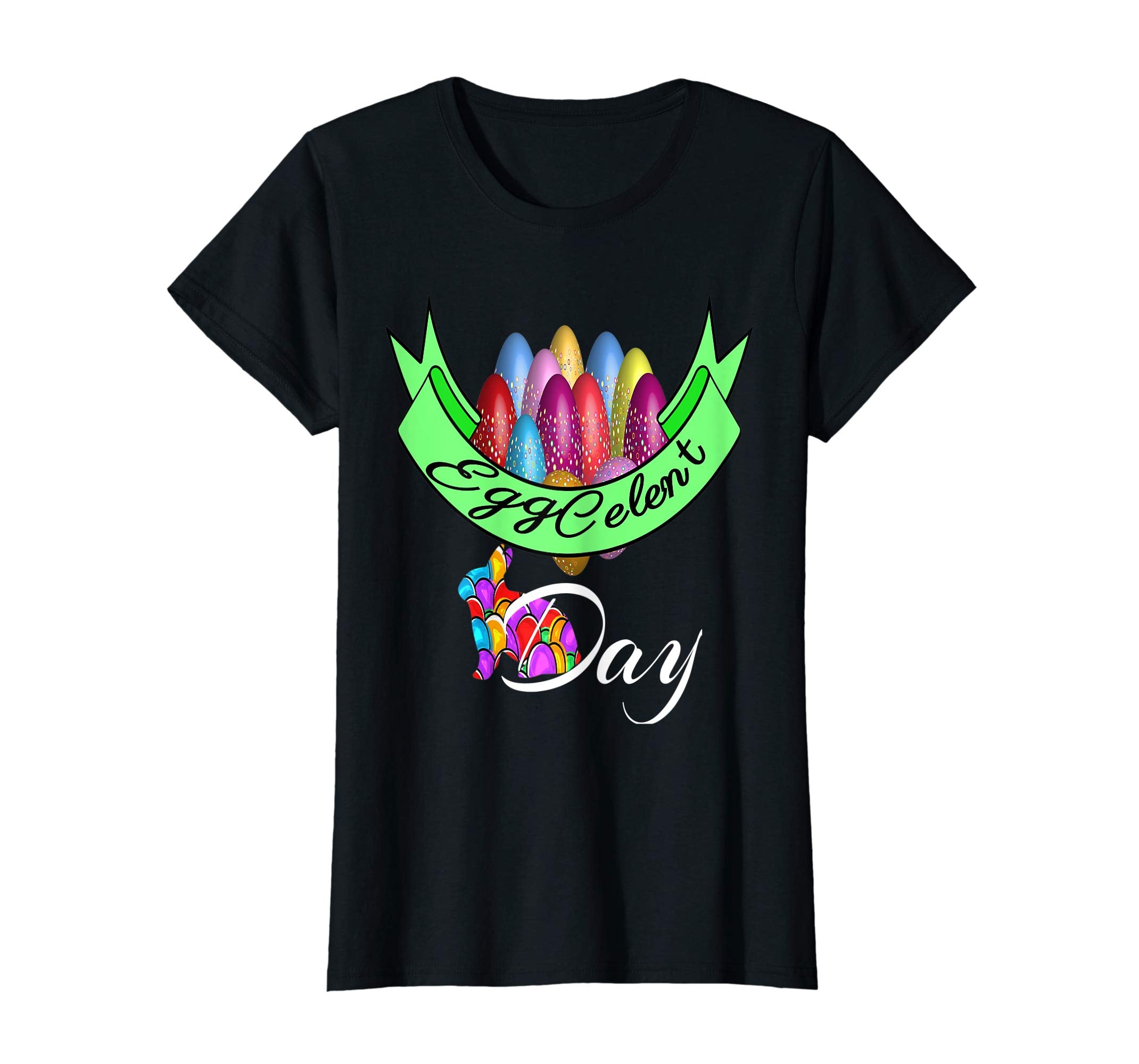Happy Easter Eggcelent day Shirt Colorful Eggs tee