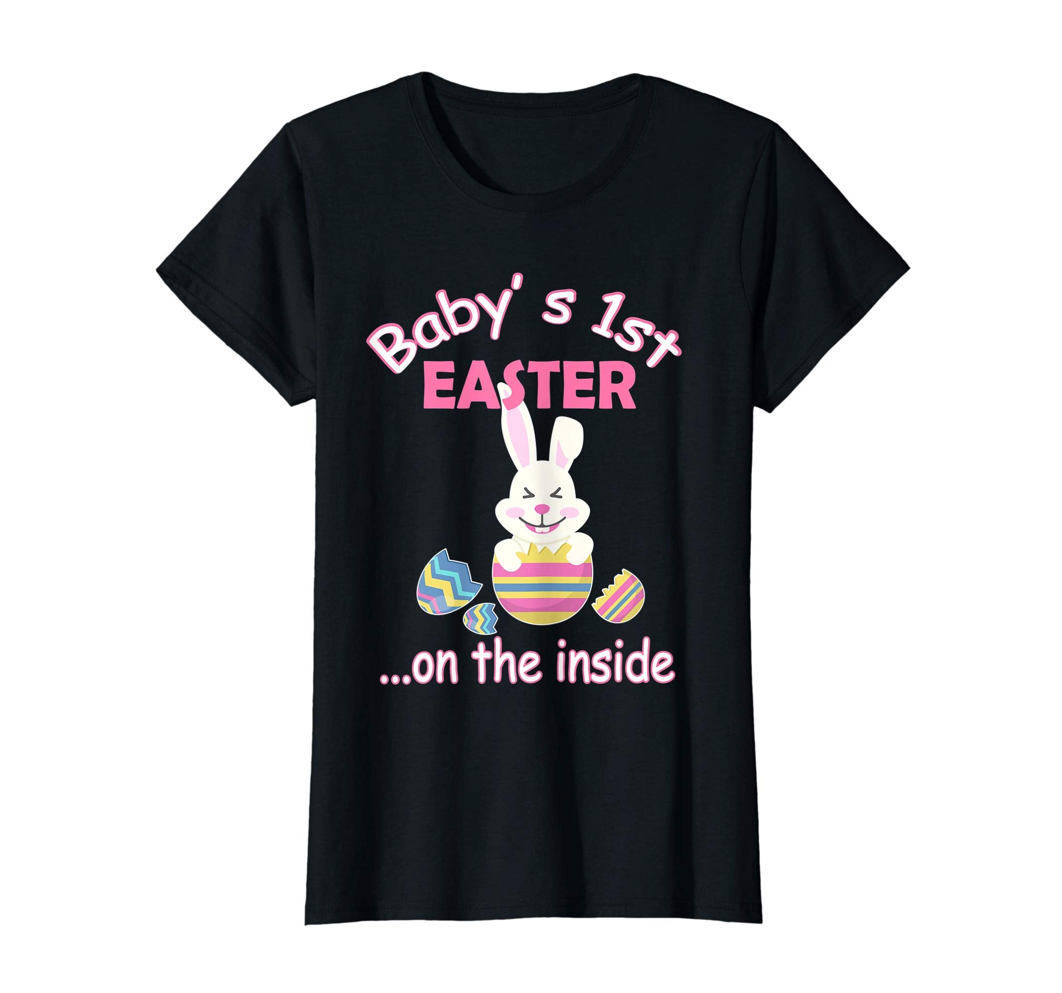 Bunny Open Easter Egg Baby's 1st Easter On The Inside Shirt