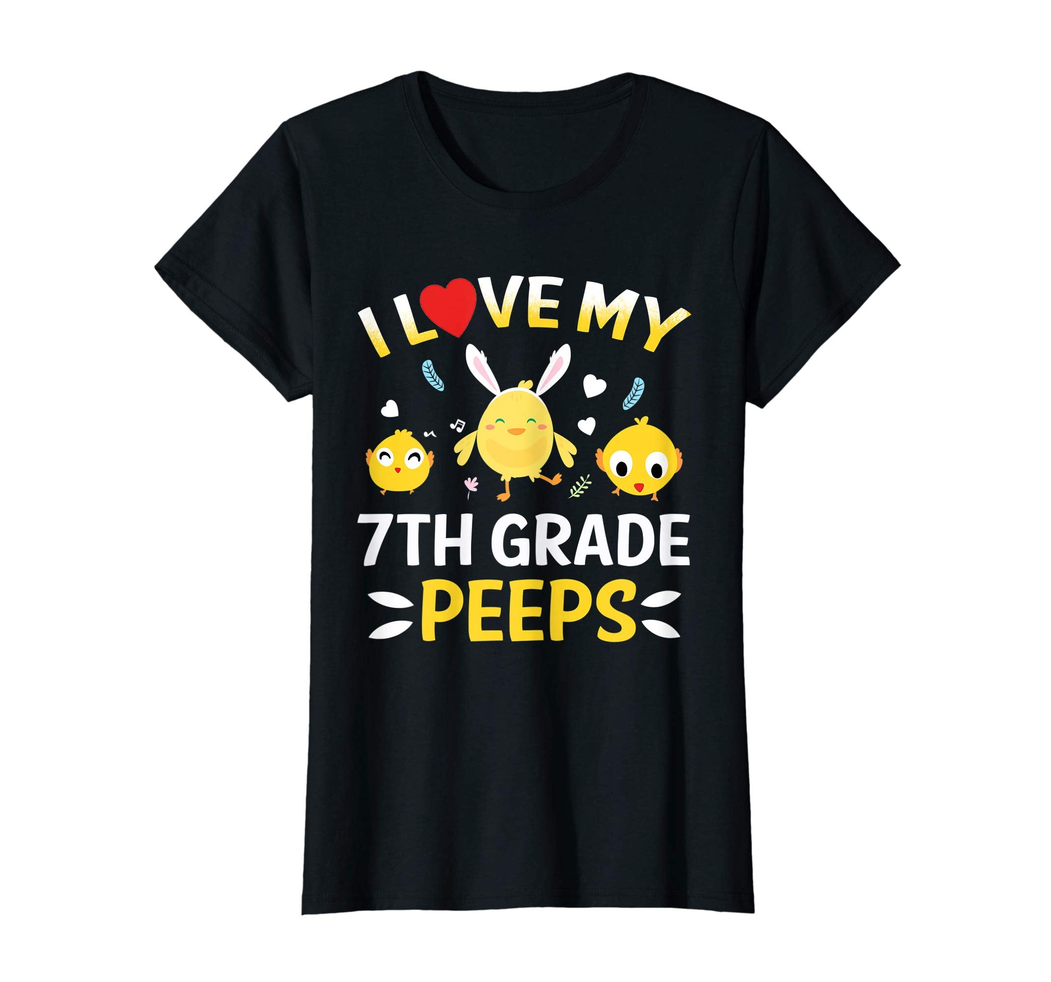 I Love My 7th Grade Peeps Bunnies Easter Teacher T-Shirt